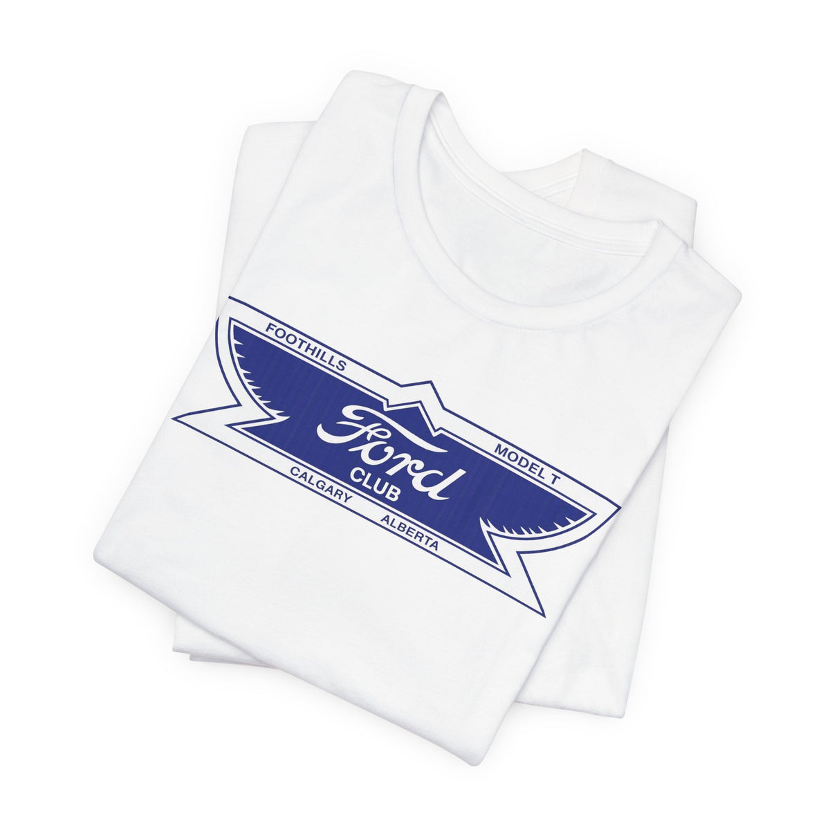 Foothills Model T Club Unisex Soft Tee -  Large Chest Logo