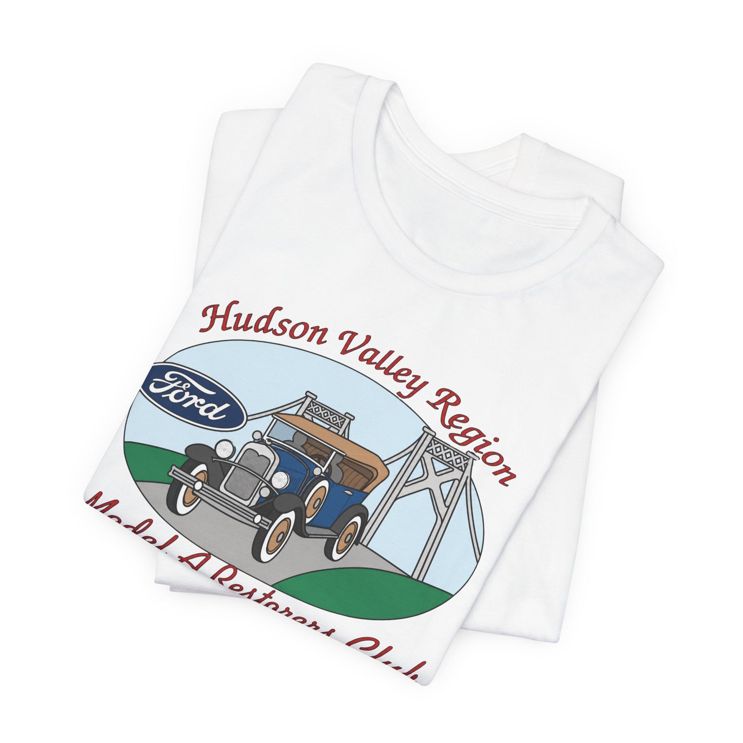 Hudson Valley Region Model A Restorers Club T‑Shirt — Hudson Valley Region Vintage Ford Tee