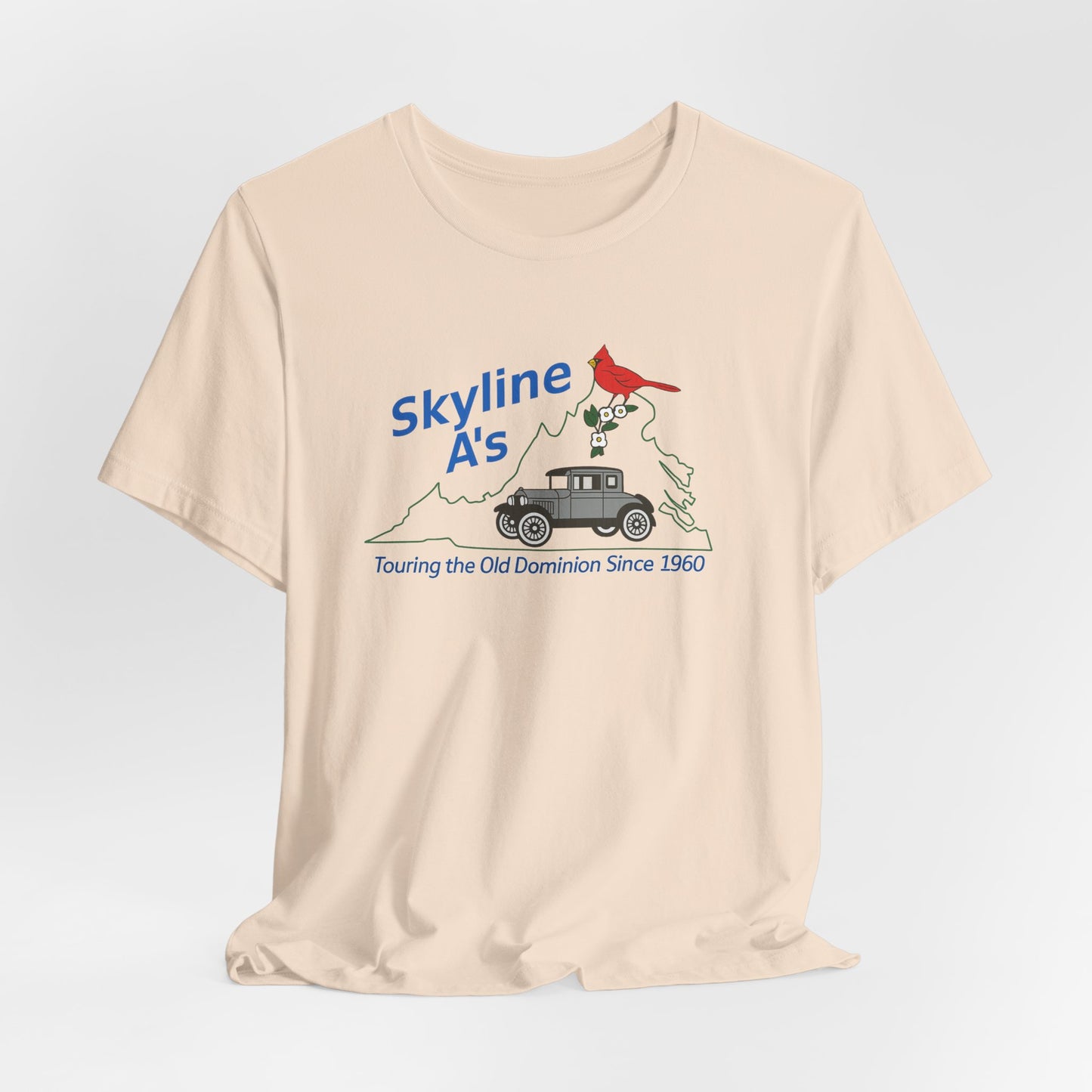 Skyline A's Virginia Roadtrip T-Shirt – "Touring the Old Dominion Since 1960"