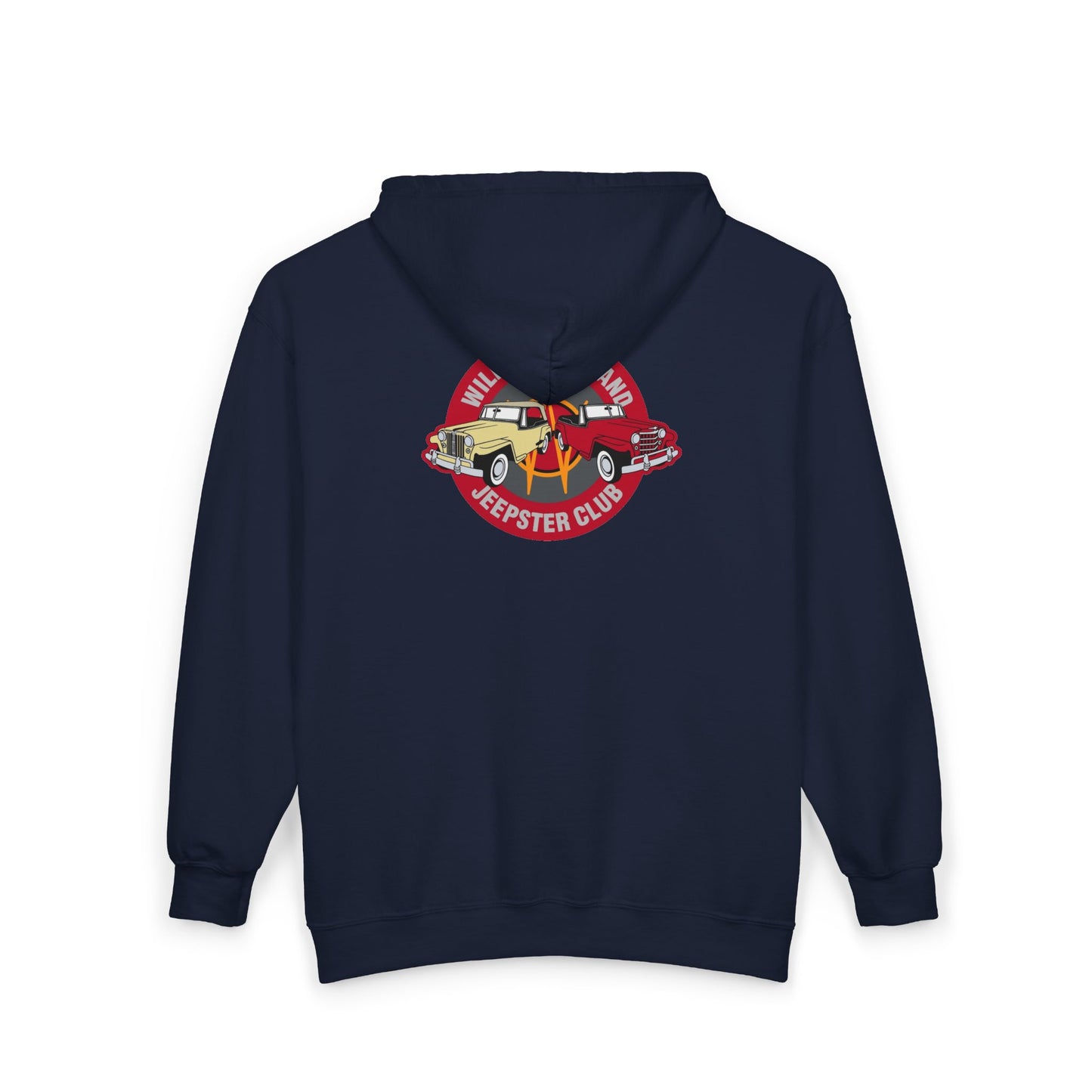 Vintage Willys Overland Jeepster Club Zip Hoodie
