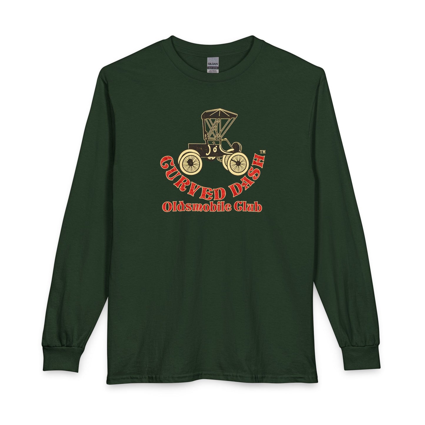 Curved Dash Oldsmobile Club Long Sleeve T-Shirt