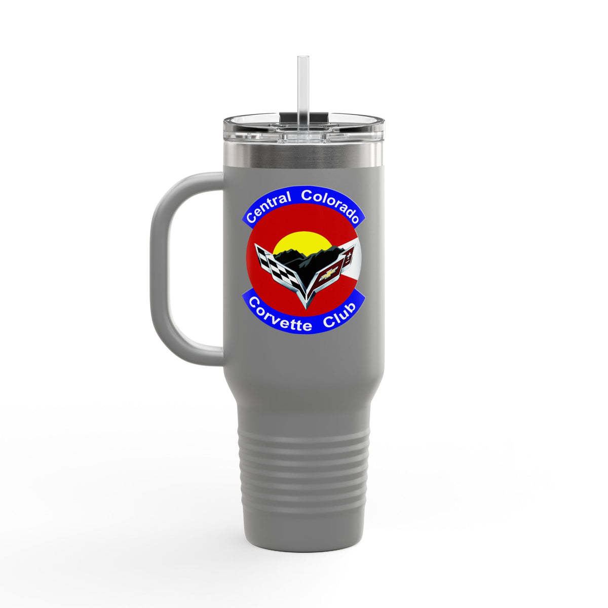 Central Colorado Corvette Club - Logo 40oz Insulated Travel Mug