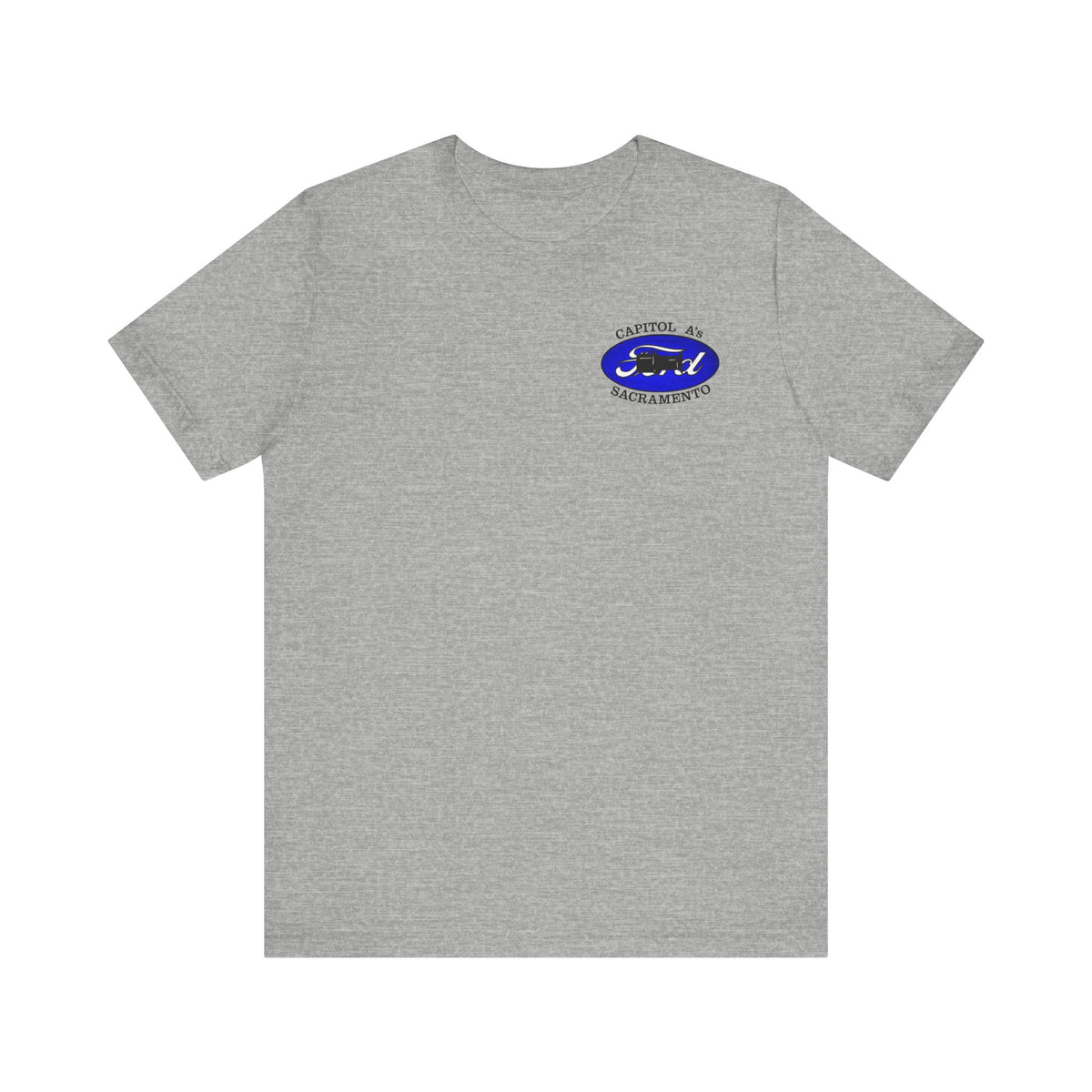Capitol A's (single small logo) Unisex Soft Short Sleeve Tee