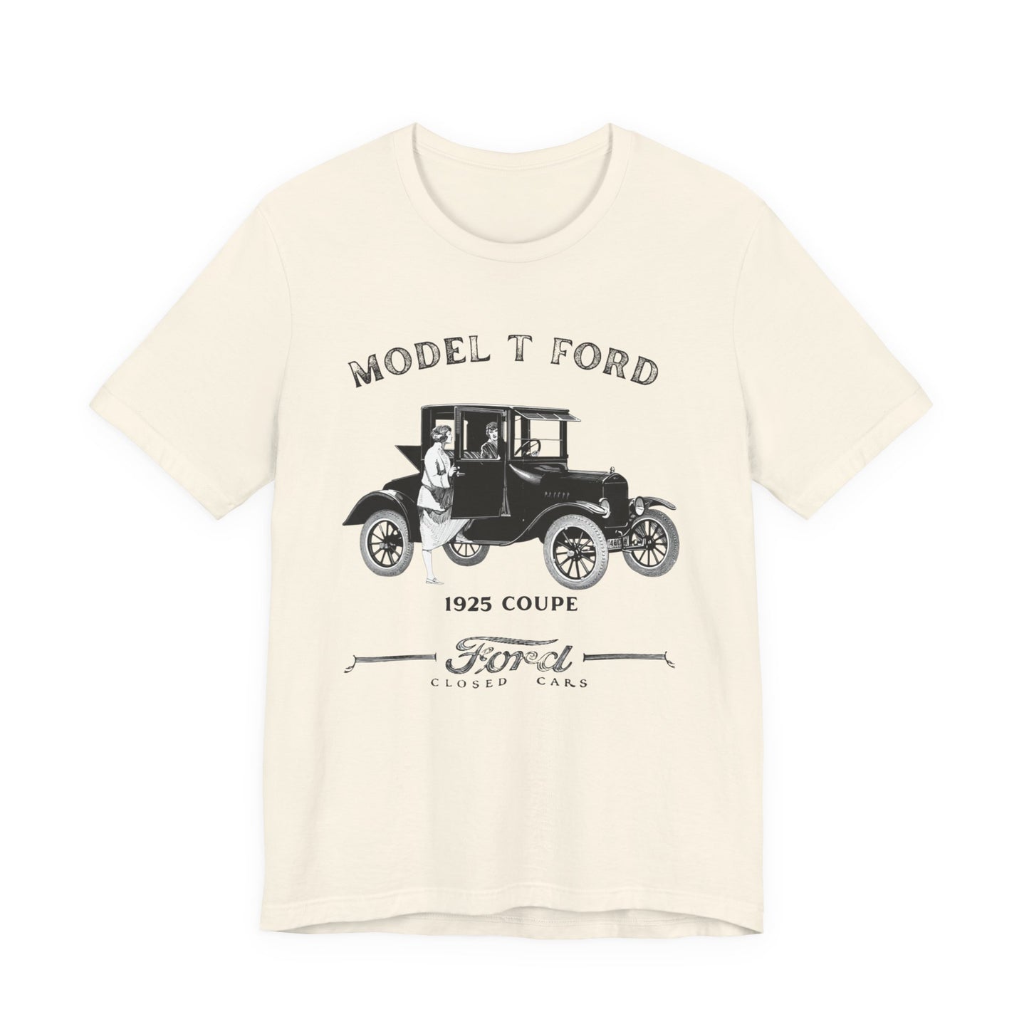 1925 Model T Ford Coupe - Classic Car Unisex Jersey Short Sleeve