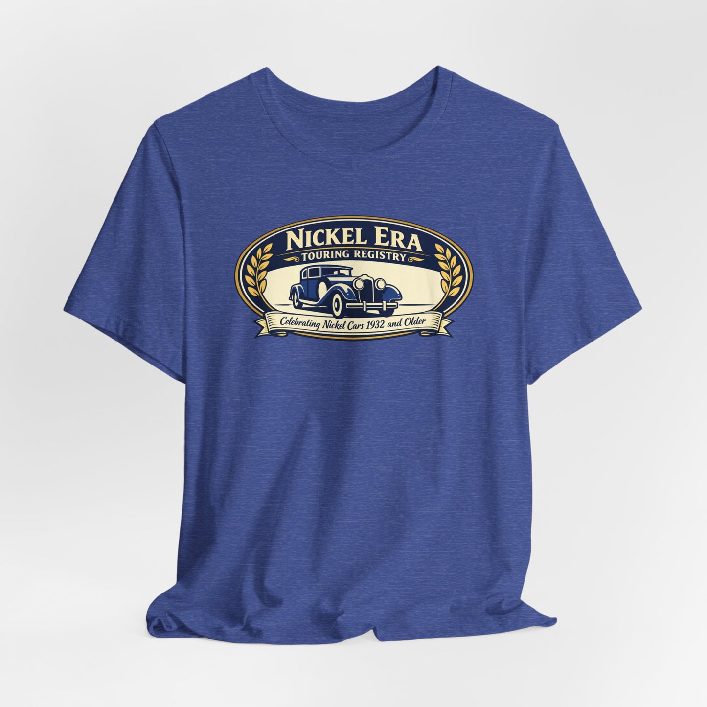 Nickel Era Touring Registry Tee — Vintage Classic Car T‑Shirt