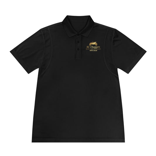 KC Chugging 50th Anniversary Logo Men's Sport Polo — Performance Shirt
