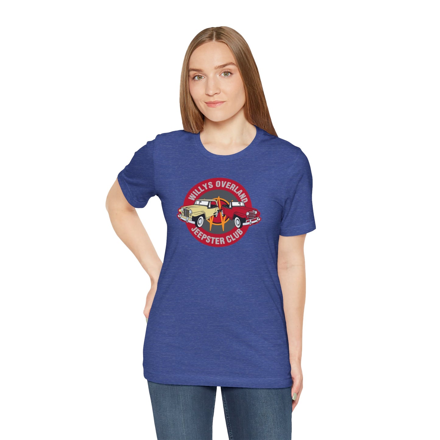 Willys Overland Jeepster Club T-Shirt - Unisex Jersey Short Sleeve Tee