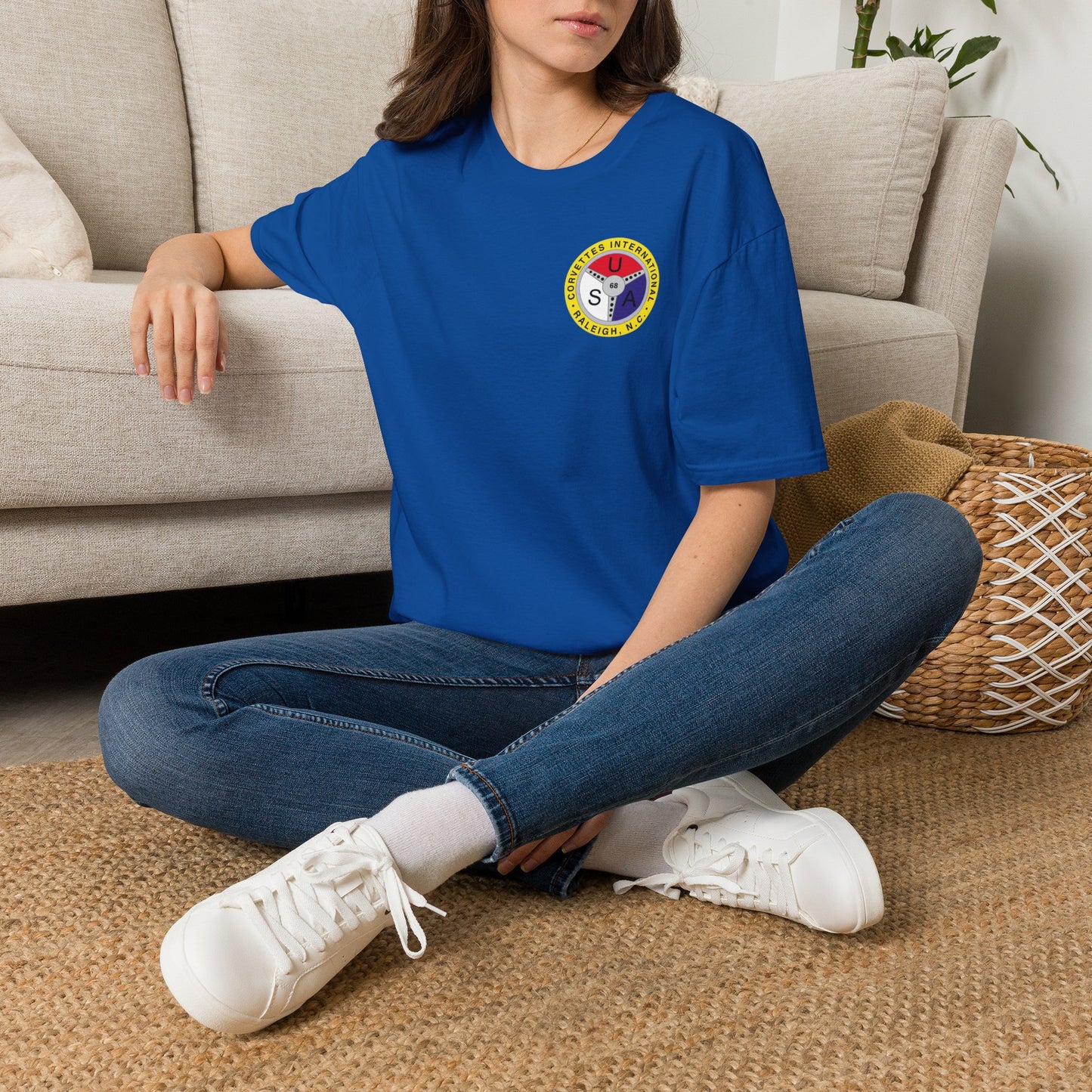 Corvettes International Front and Back Logos — Unisex Softstyle T-Shirt