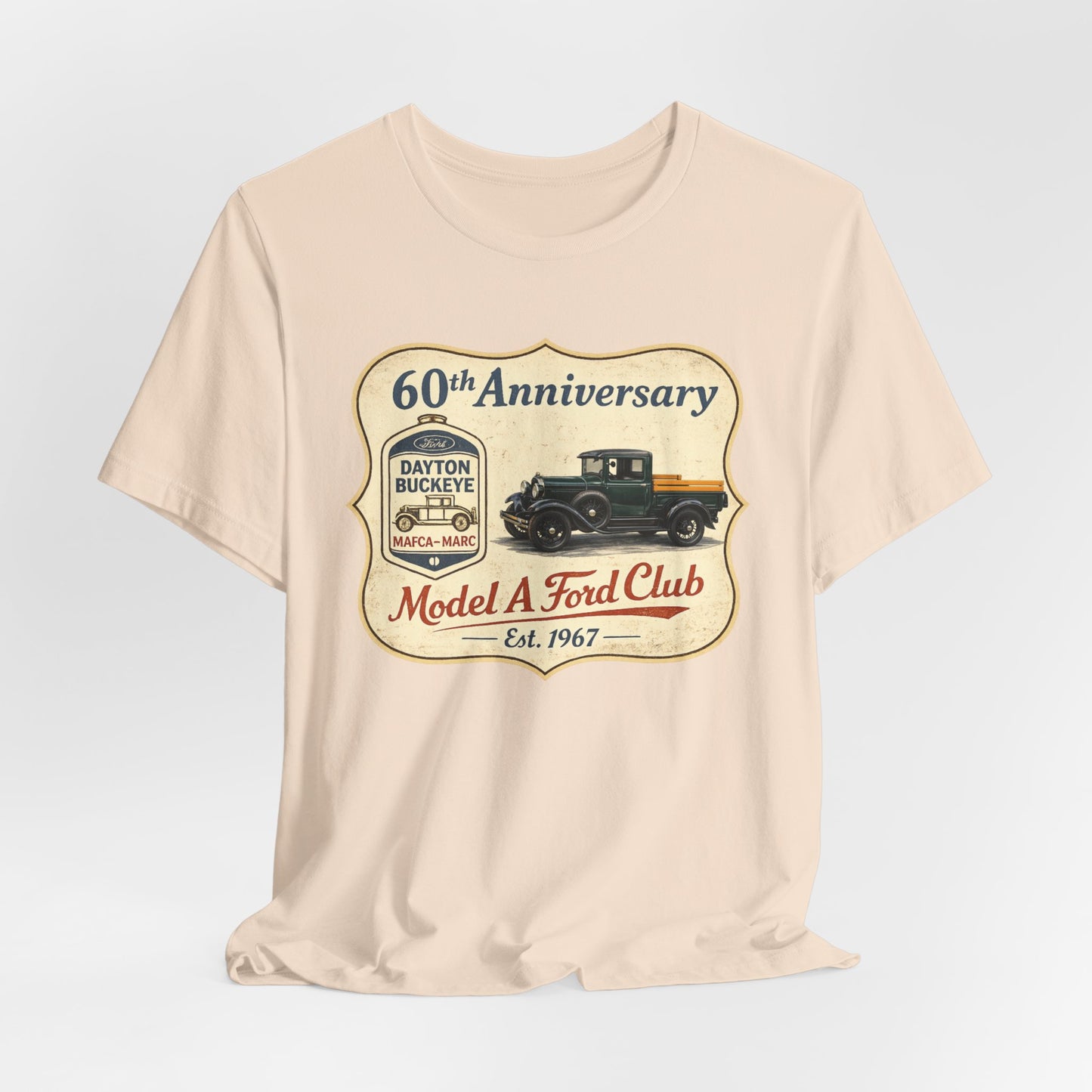 Dayton Buckeye Model A Ford Club 60th Anniversary Tee — Pickup (KS)