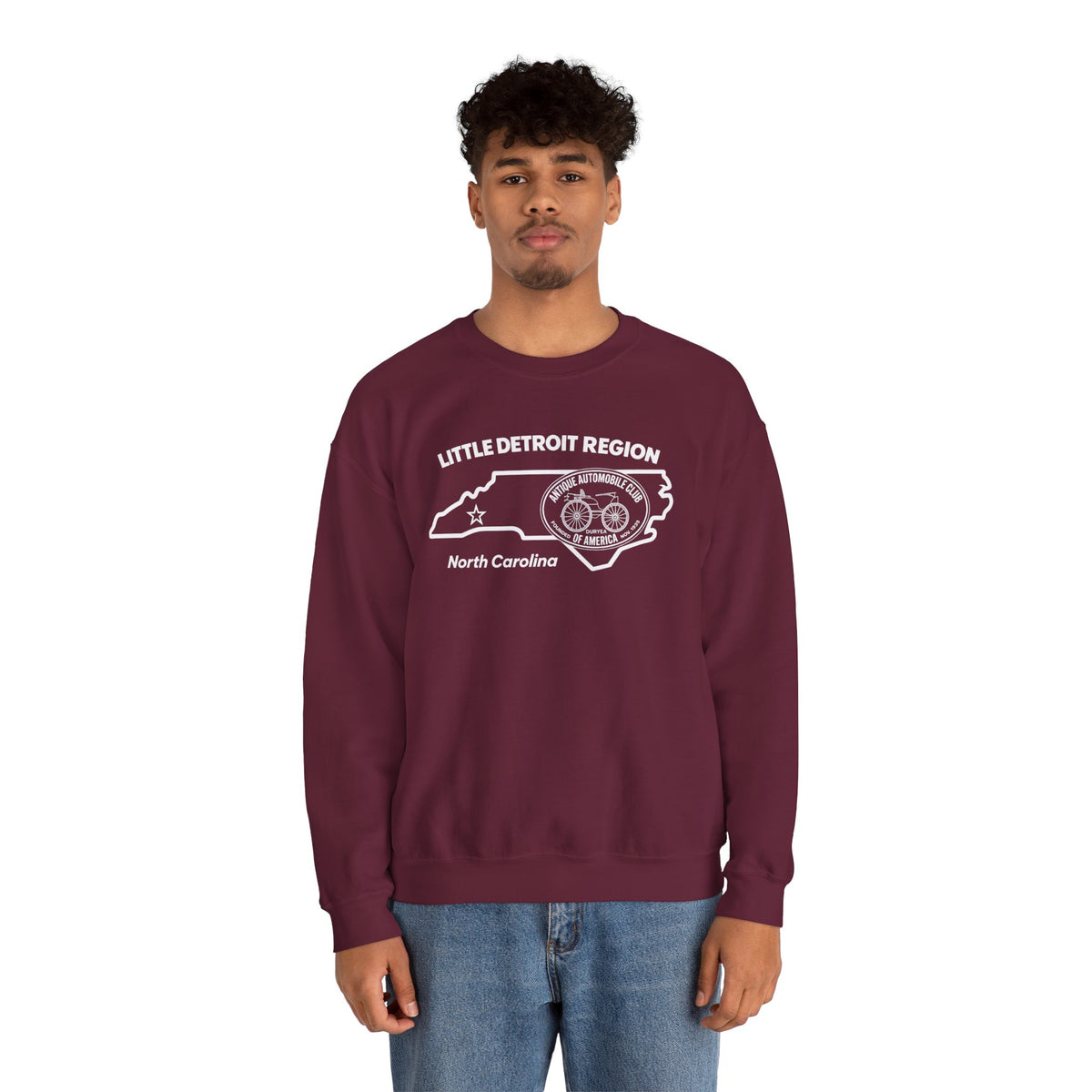 Little Detroit Region North Carolina Unisex Heavy Blend™ Crewneck Sweatshirt