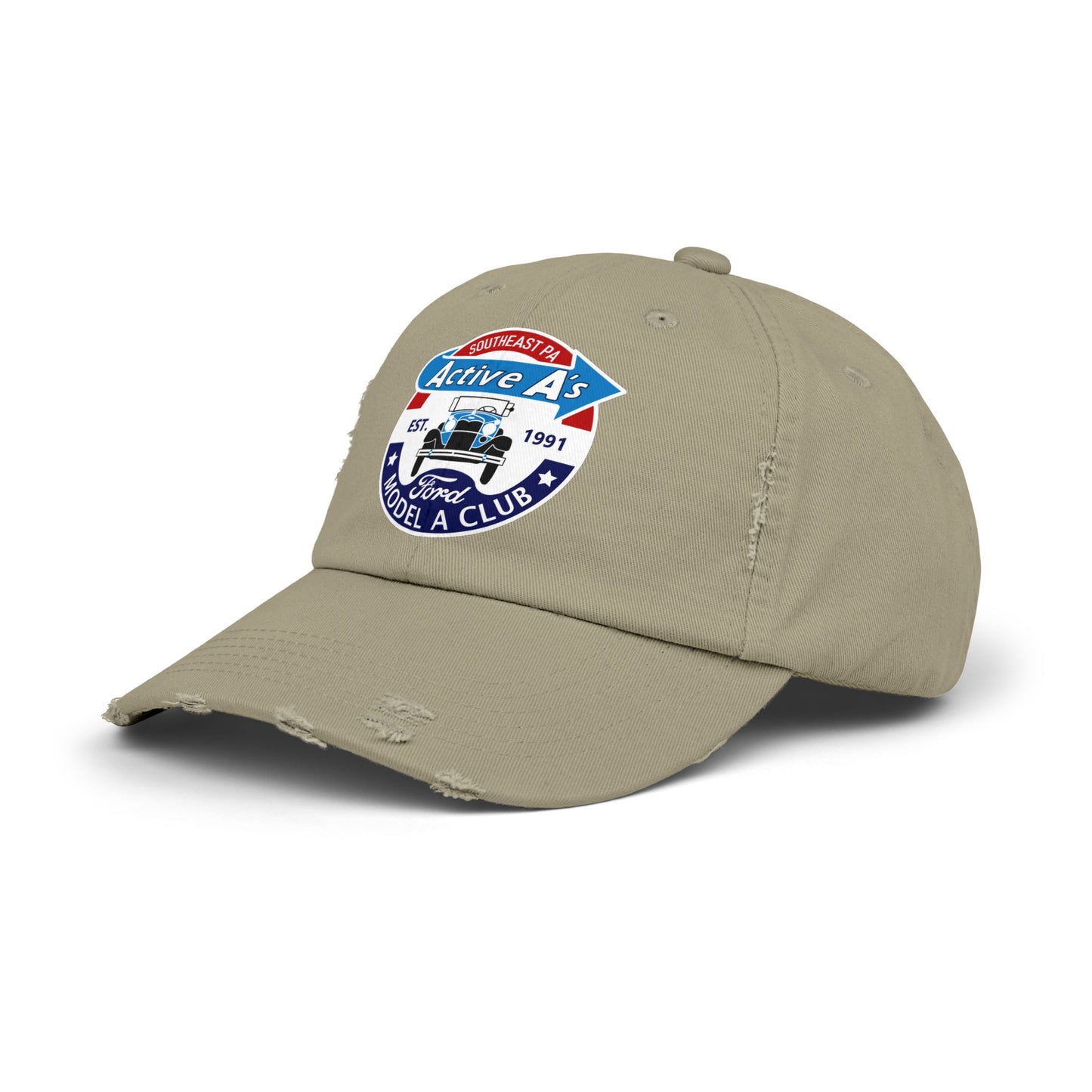 Active A's Ford Model A Club Distressed Cap (Printed)