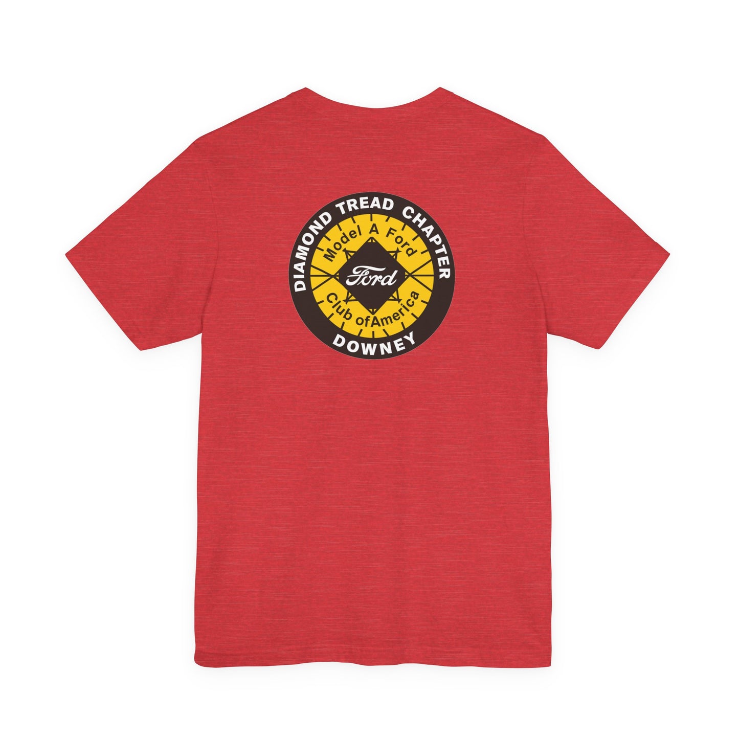 Diamond Tread Chapter Downey T-Shirt — Front and Back Logos