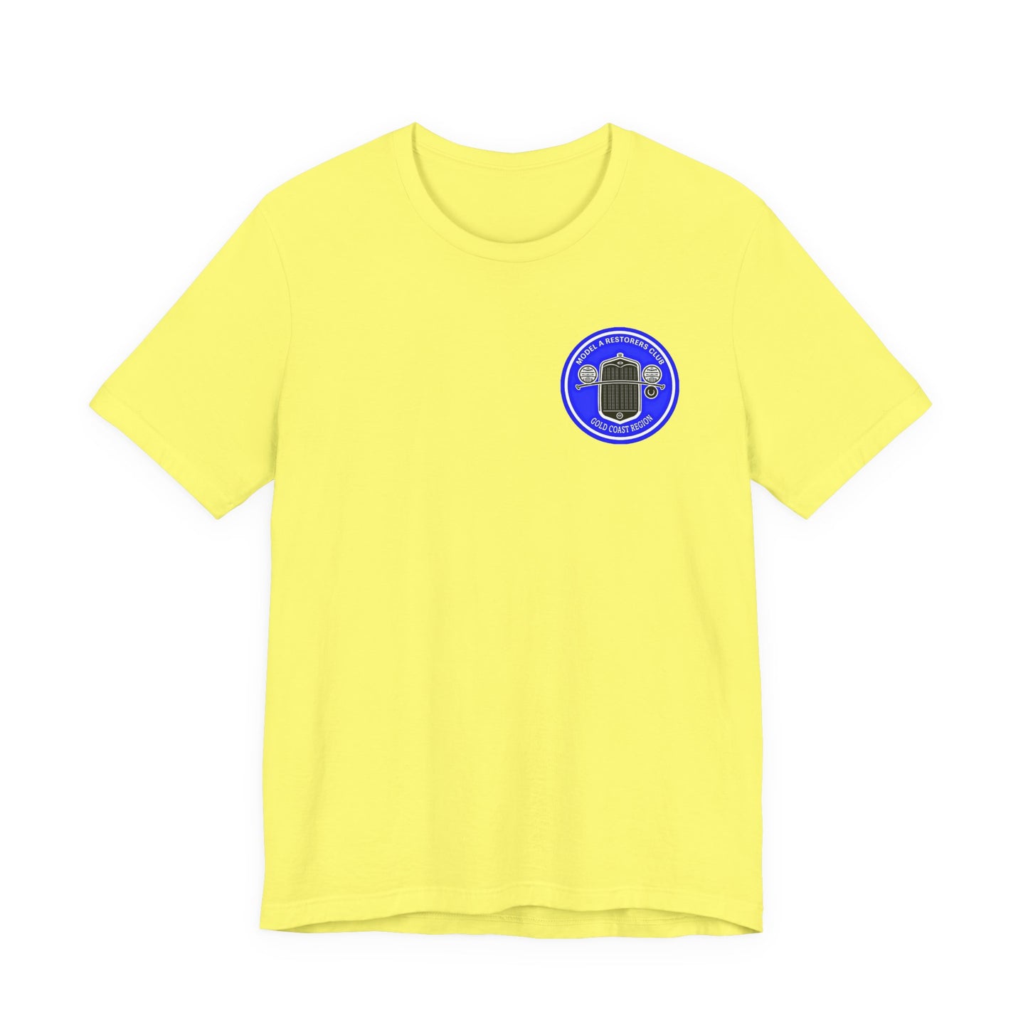 Gold Coast Region Model A Restorers Club T-Shirt (small logo)