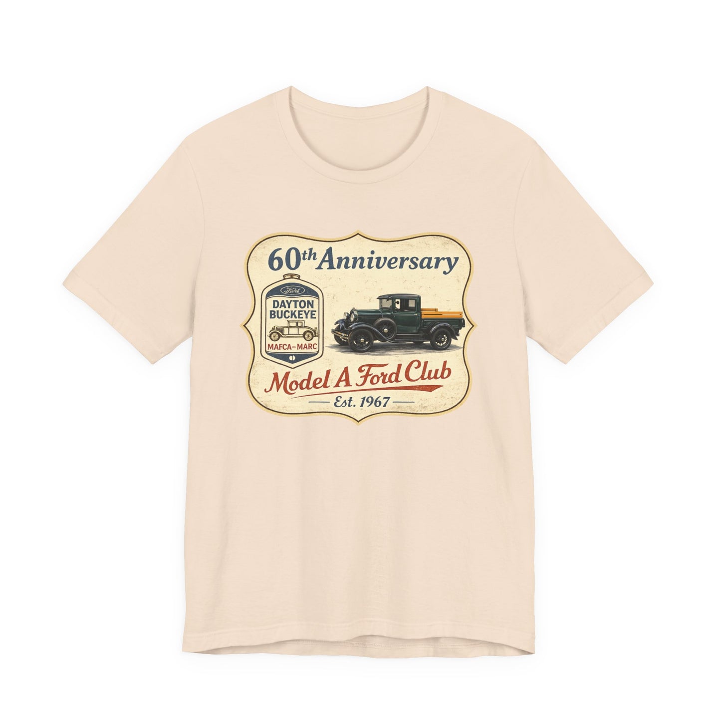 Dayton Buckeye Model A Ford Club 60th Anniversary Tee — Pickup (KS)