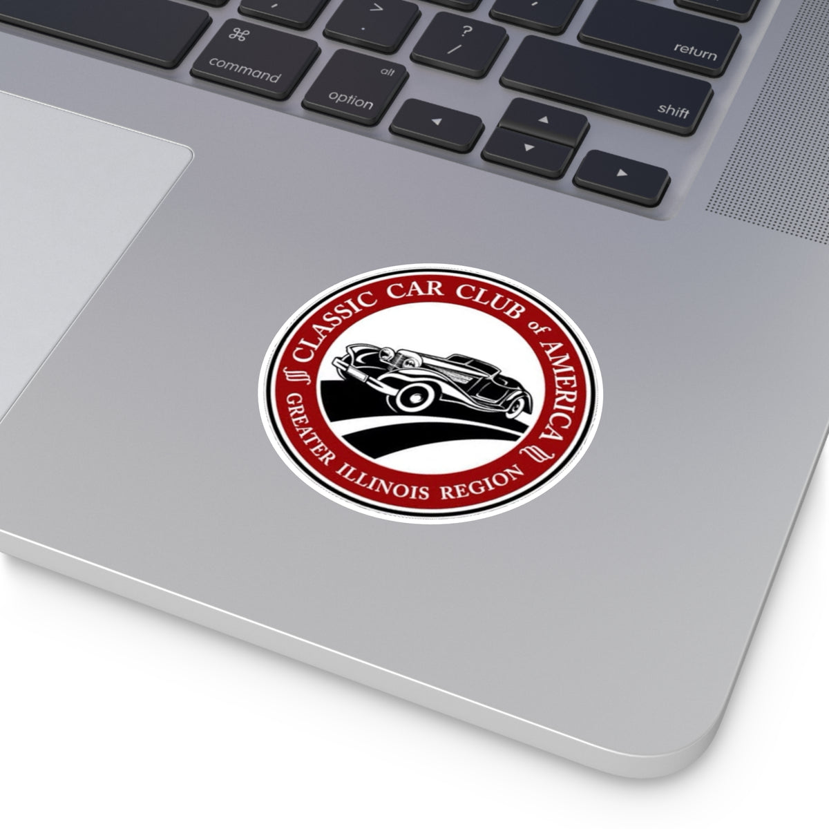 Classic Car Club of America Greater Illinois Region Round Vinyl Sticker