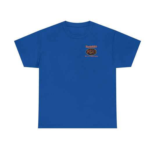 EarlyREO and REO 1 & 2 Cylinder Registry Logo Tee — Chest and Back Logos