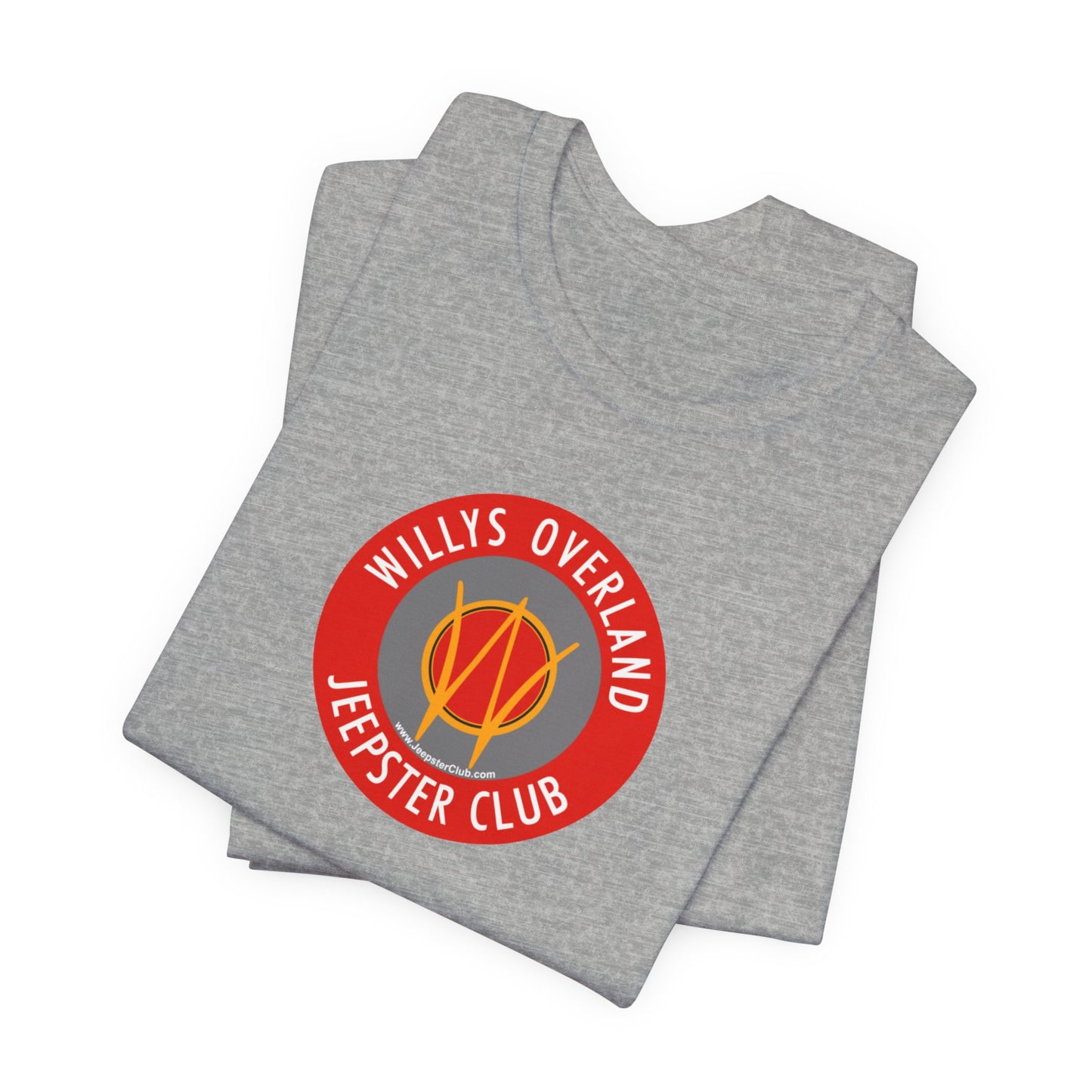 Willys Overland Jeepster Club Graphic Tee - Unisex Jersey Short Sleeve Tee