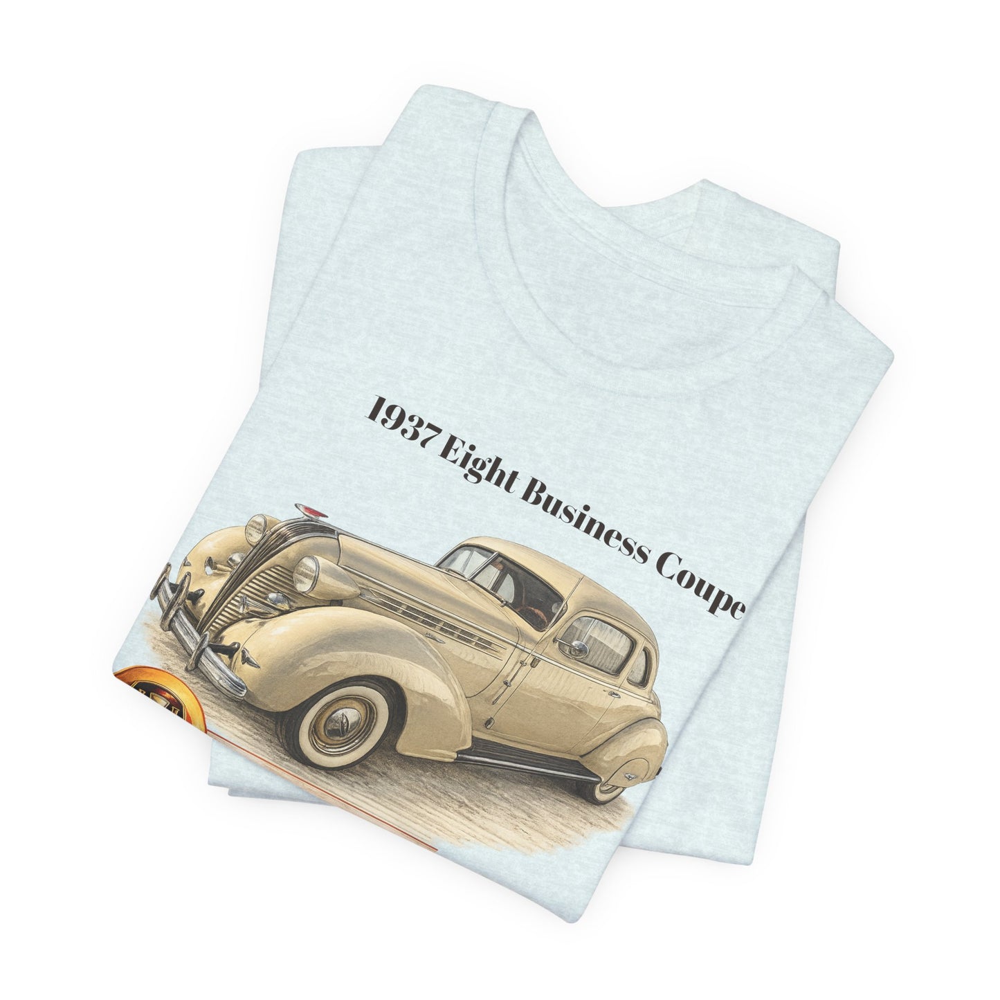 1937 Hudson Eight Business Coupe Vintage Car T-Shirt (JG)