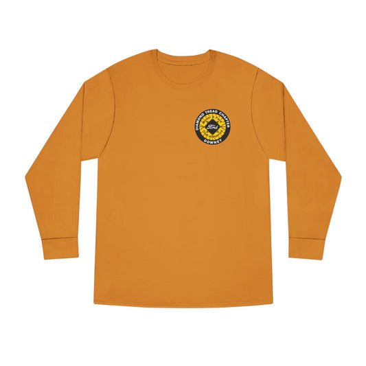 Diamond Tread Chapter Downey Long Sleeve Tee — Minimal Chest Logo