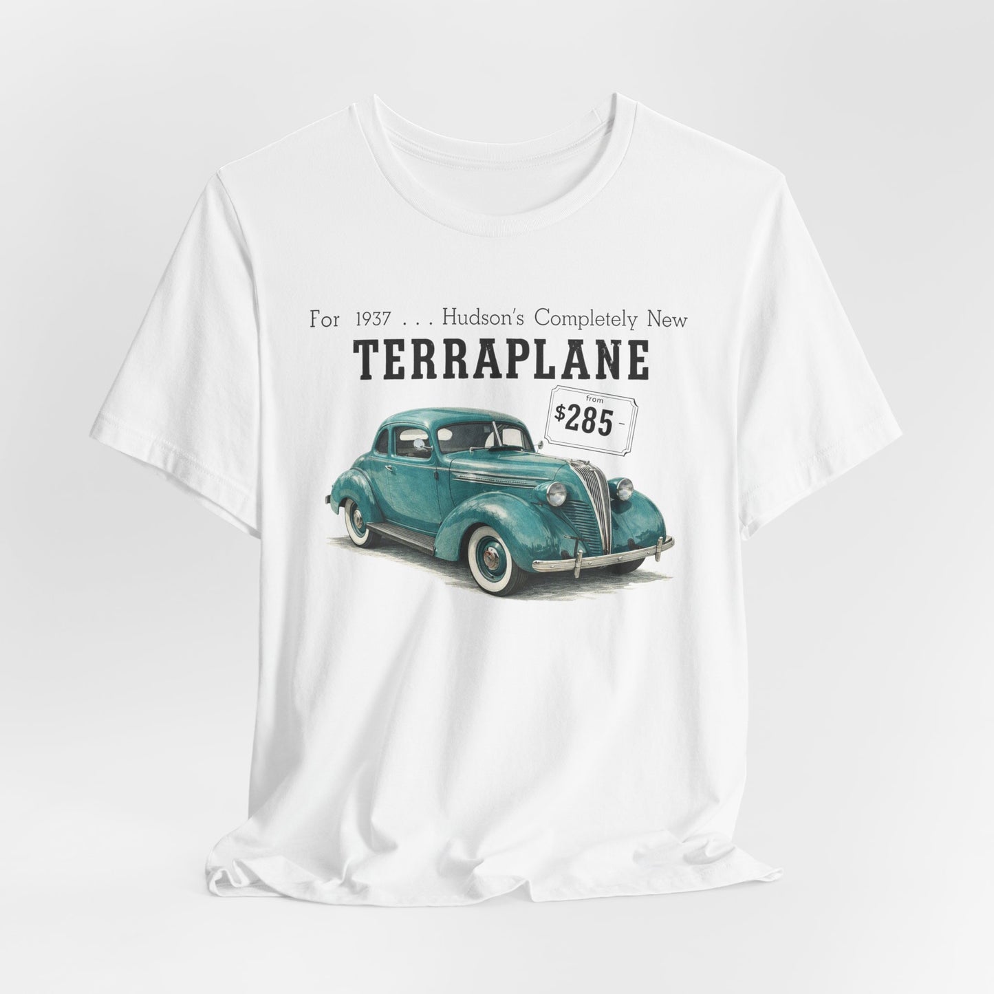 1937 Hudson Terraplane Utility Coupe - Unisex Jersey Short Sleeve Tee (JG)