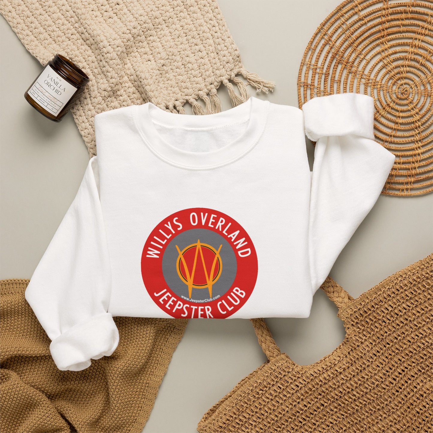Willys Overland Jeepster Club Sweatshirt - Unisex Heavy Blend™ Crewneck Sweatshirt