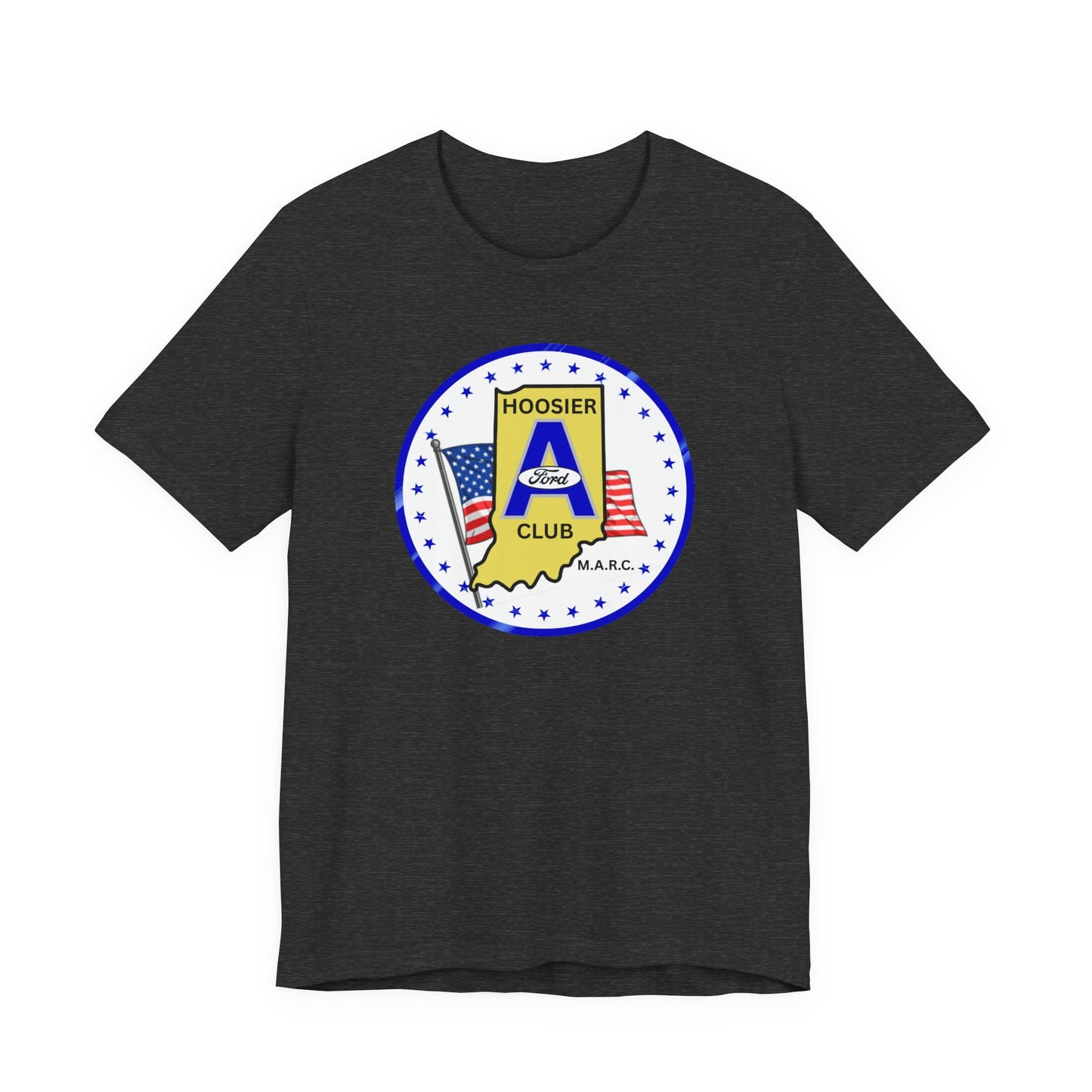 Hoosier A Ford Club Logo Tee — American Flag Indiana Pride T-Shirt