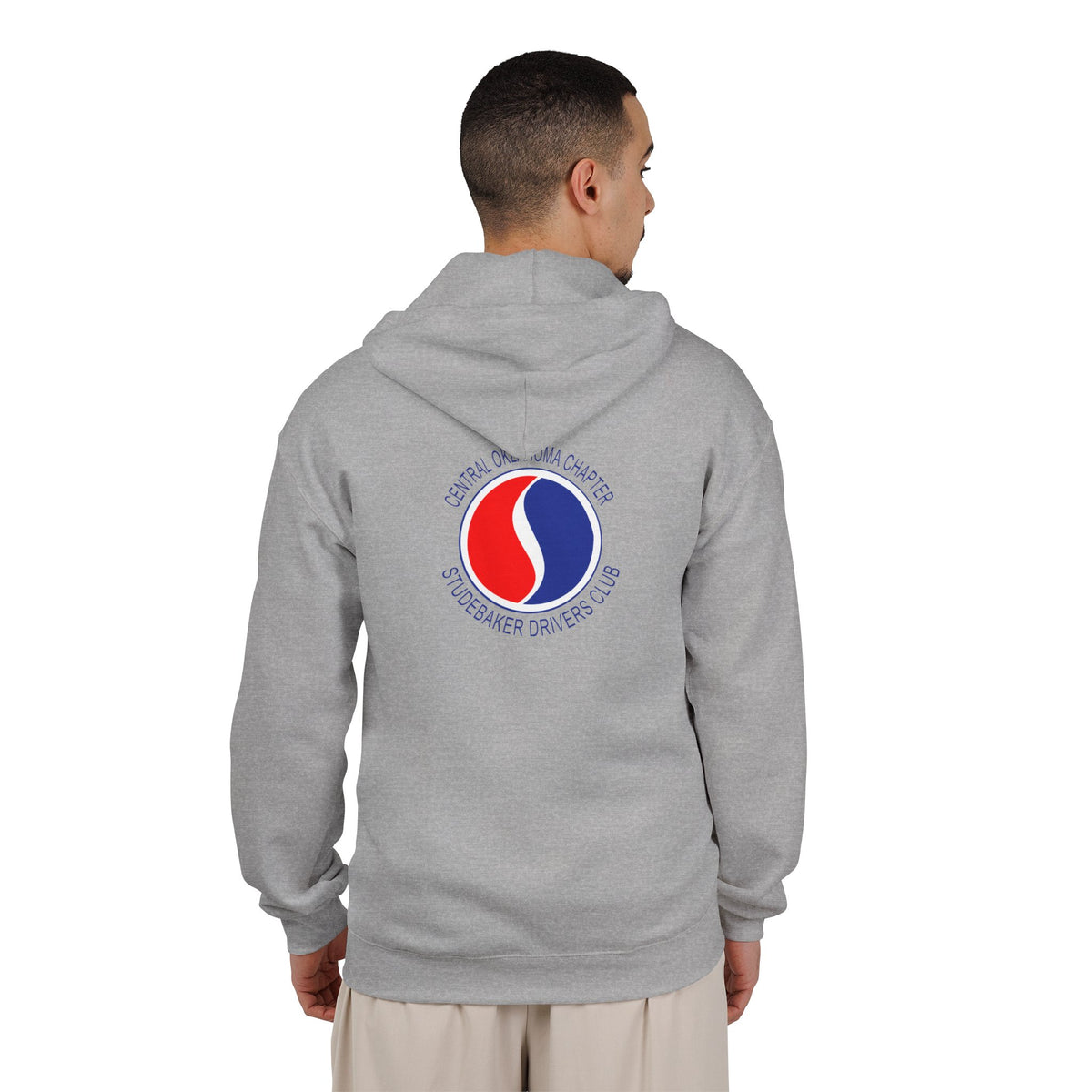 Central Oklahoma Chapter Studebaker Drivers Club Zip Hoodie — Front and Back Logos