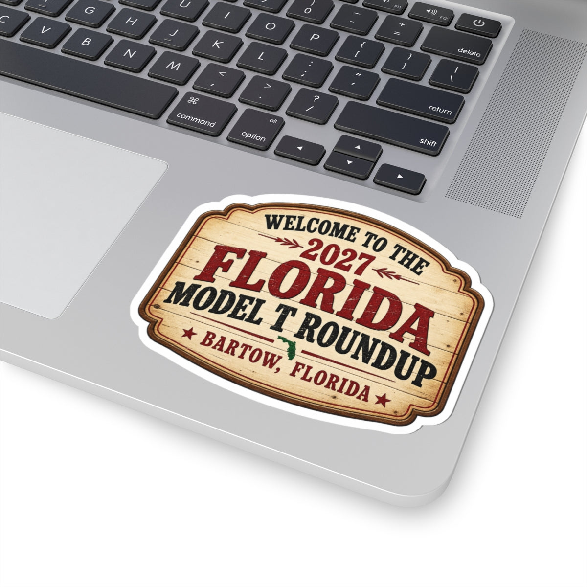 Florida Model T Roundup 2027 Sticker — Kiss-Cut Sticker