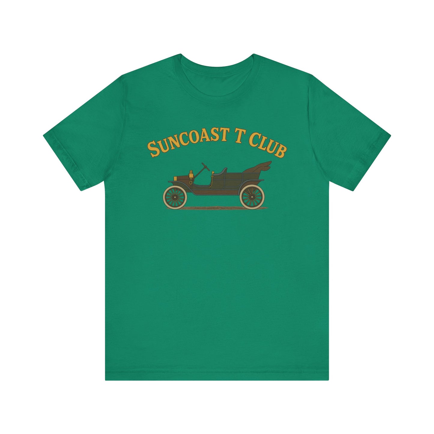 Suncoast T Club - Graphic Tee, Retro T-Shirt for Car Lovers, Classic Style Tee for Every Occasion