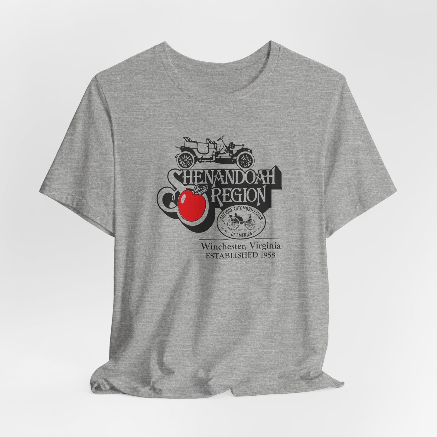 Shenandoah Region AACA Winchester VA Tee — Large Front Logo
