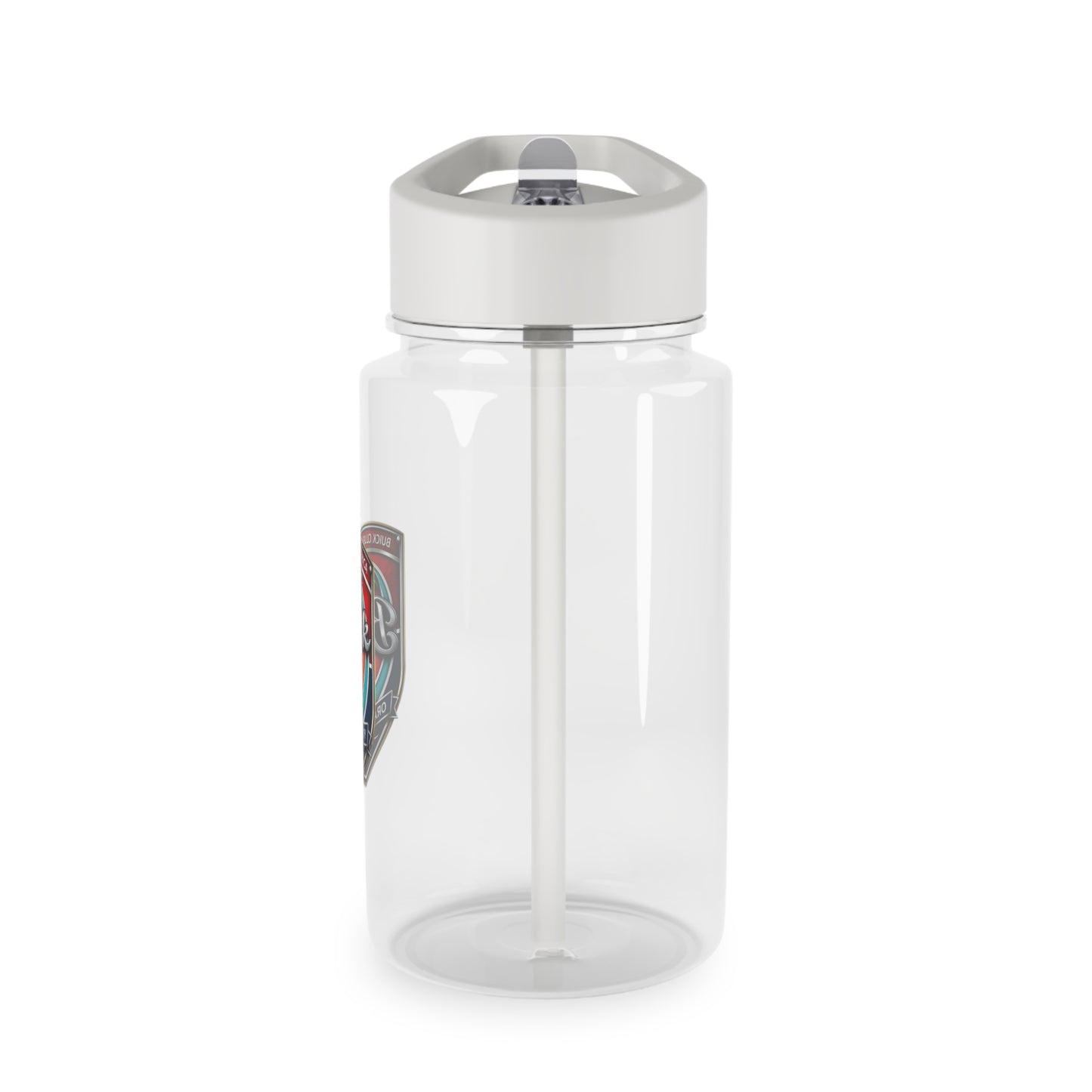 Buick Orange County Chapter Tritan Water Bottle — Clear Sports Bottle with Straw (Orange County Chapter)