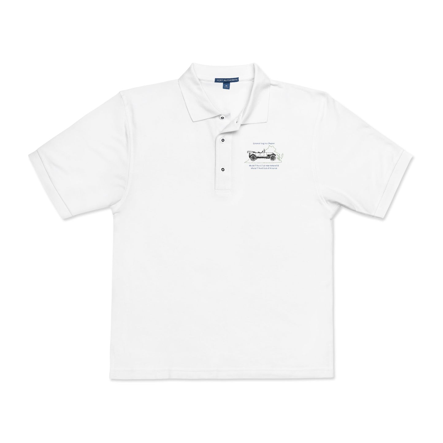 Colonial Virginia Chapter Embroidered 'Voyage' Nautical Polo Shirt — Classic Travel-Inspired Men's & Women's Collared Tee