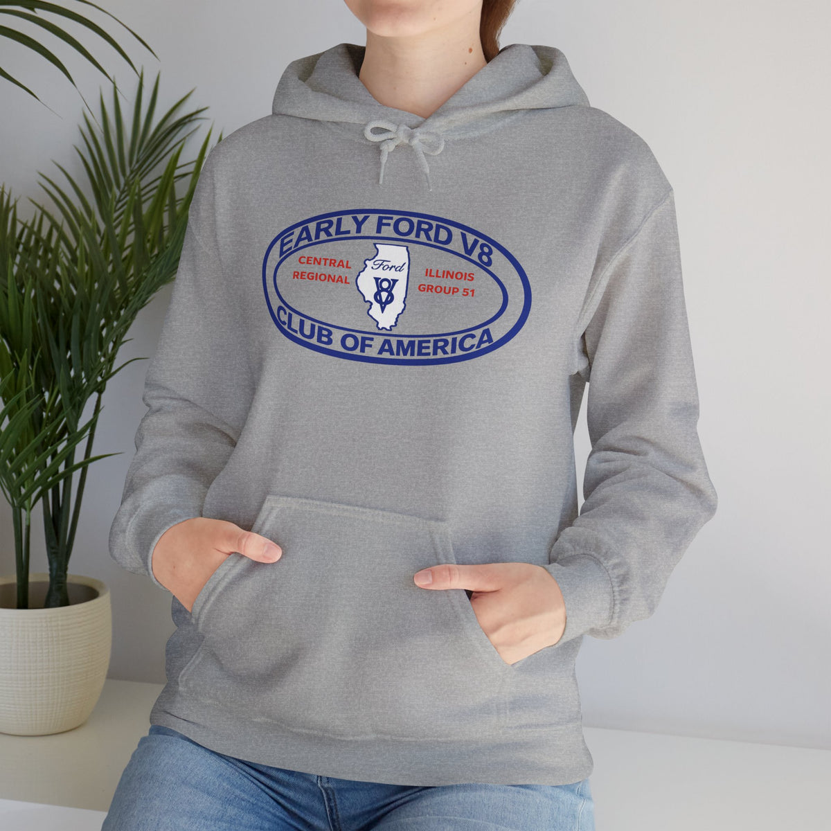 Central Illinois Early Ford V8 Hoodie