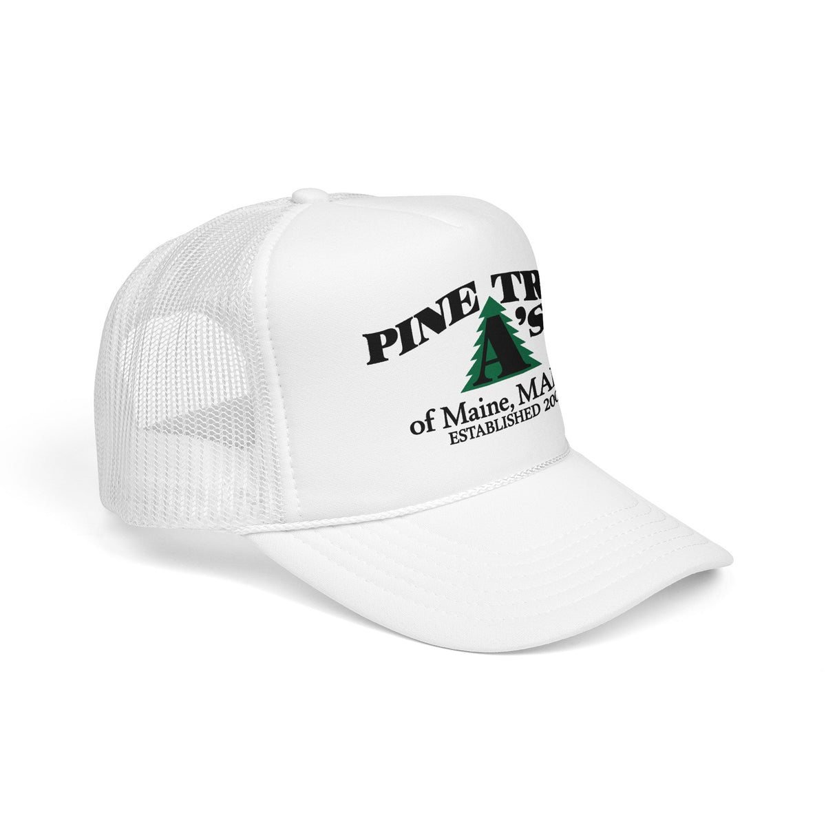 Pine Tree A's of Maine, MAFCA Foam Printed Trucker Hat