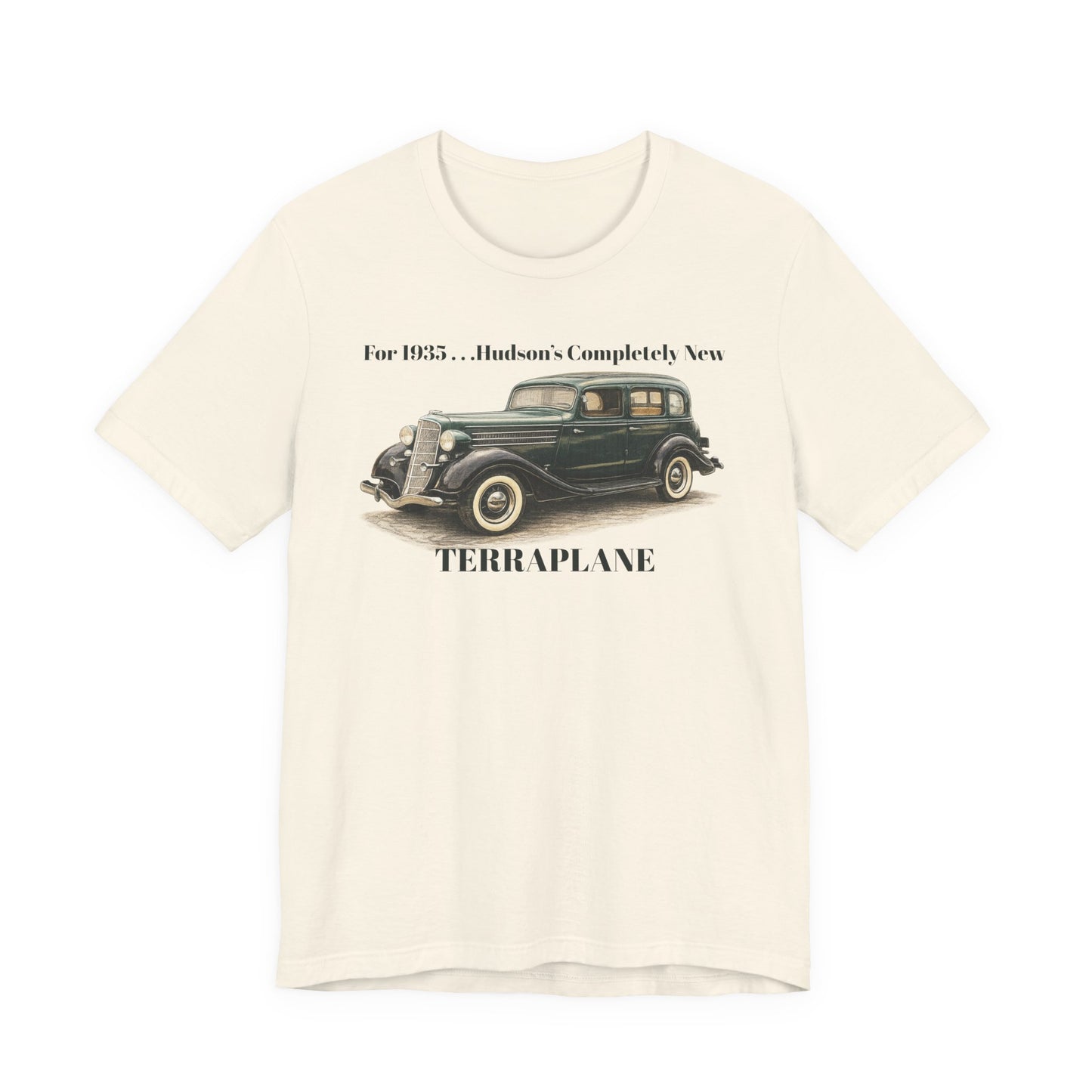 1935 Hudson Terraplane Classic Auto T‑Shirt Tee – Unisex Jersey Short Sleeve Tee (BJ)