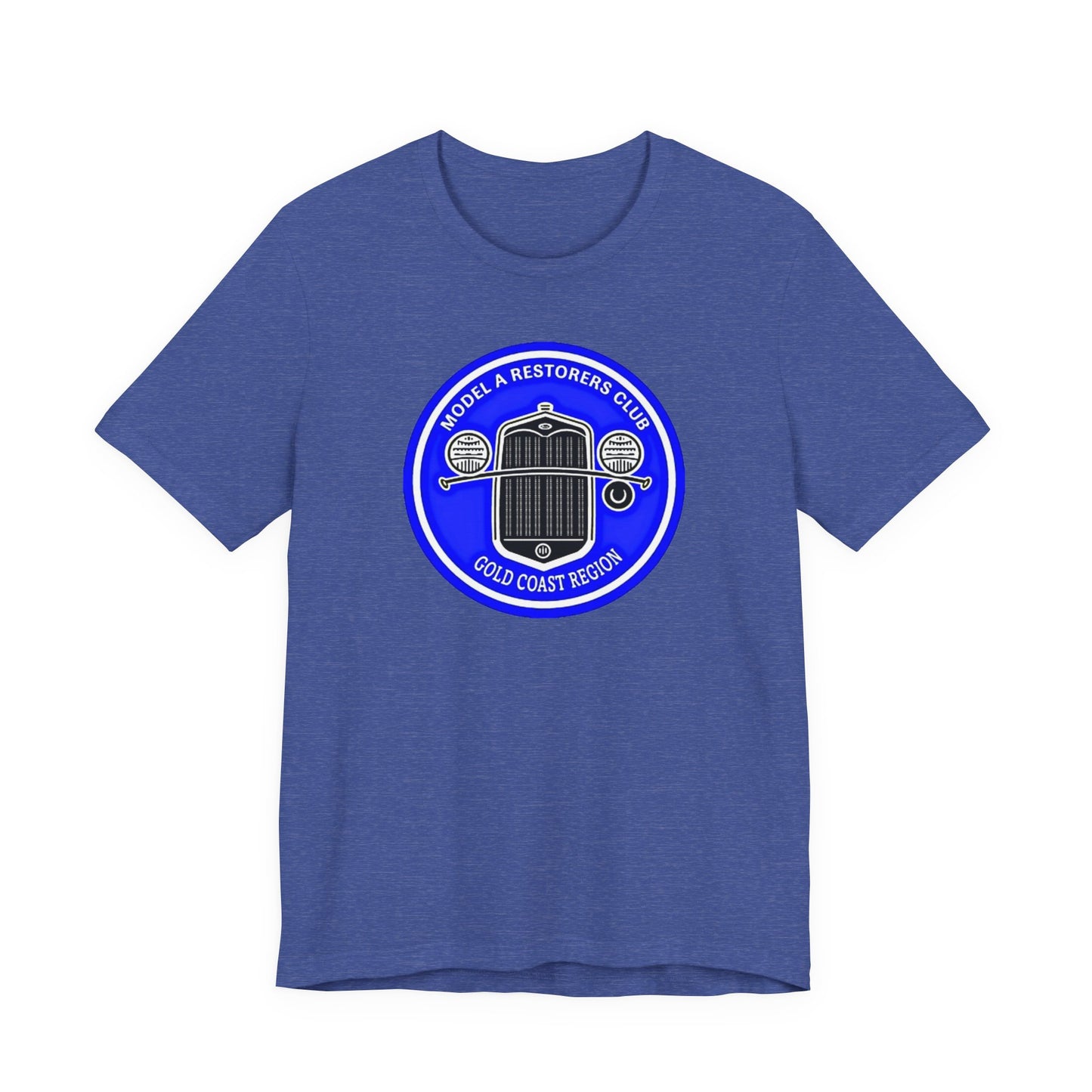Model A Restorers Club Gold Coast Region T‑Shirt (large logo)