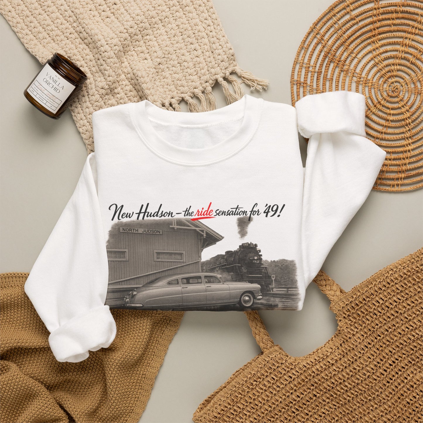 1949 Hudson Commodore Six Crewneck Sweatshirt — (Rick C)