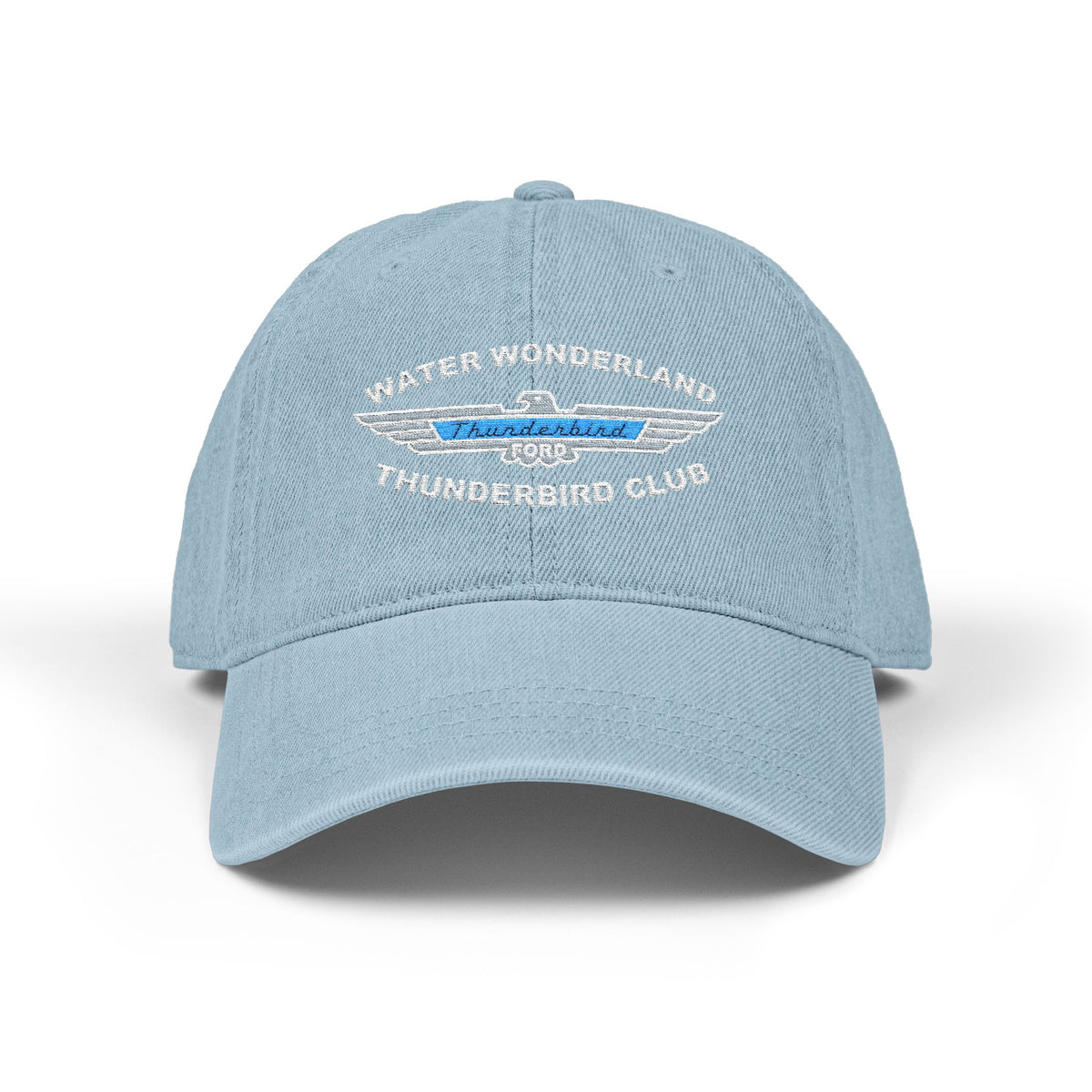 Water Wonderland Thunderbird Club Embroidered Denim Hat