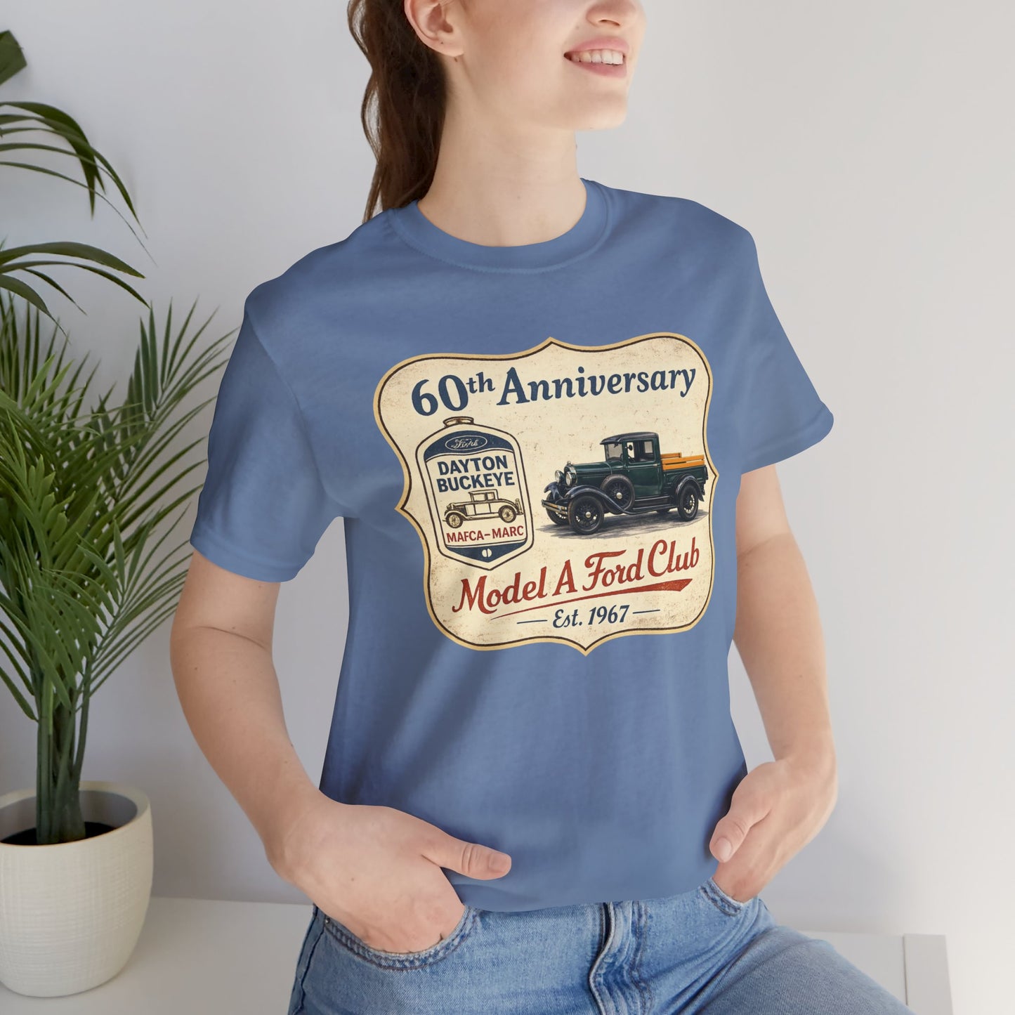 Dayton Buckeye Model A Ford Club 60th Anniversary Tee — Pickup (KS)