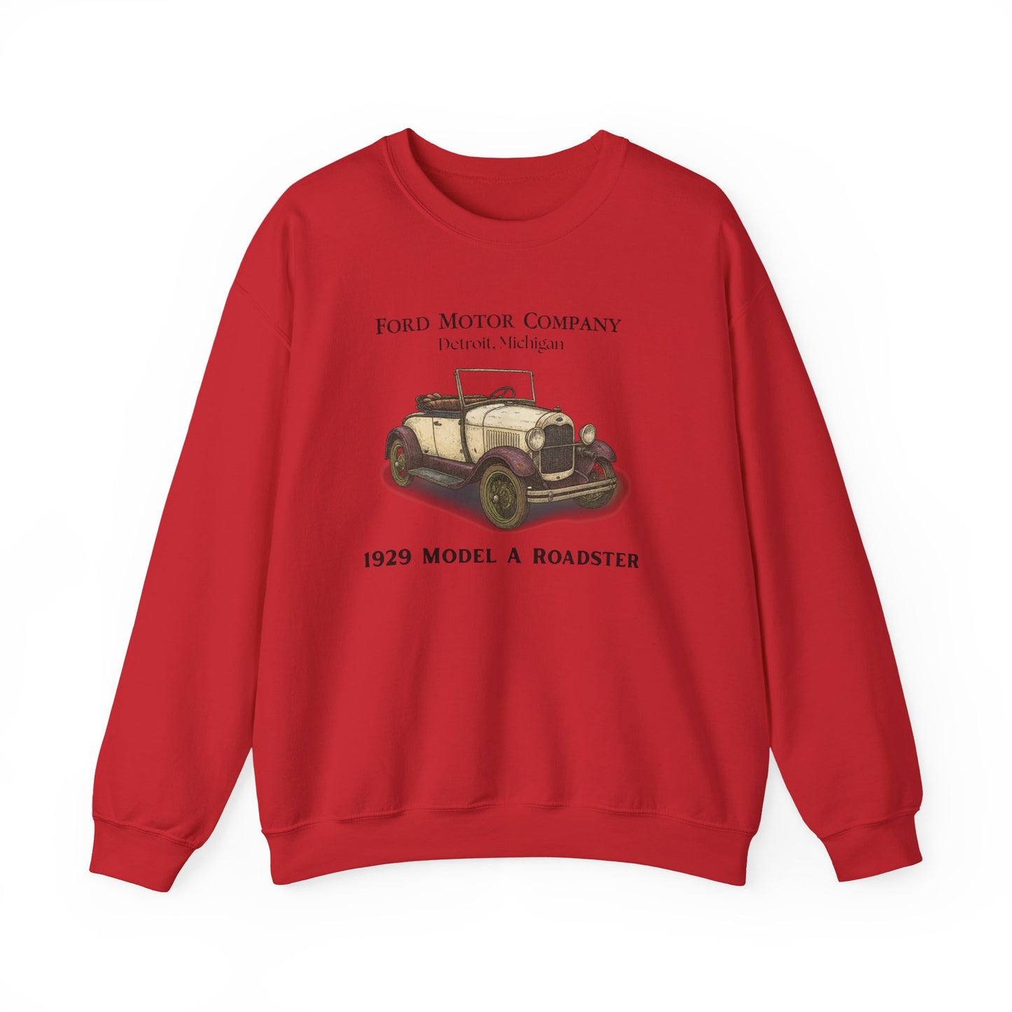 1929 Model A Ford Roadster Sweatshirt – 1929 Classic Car Crewneck