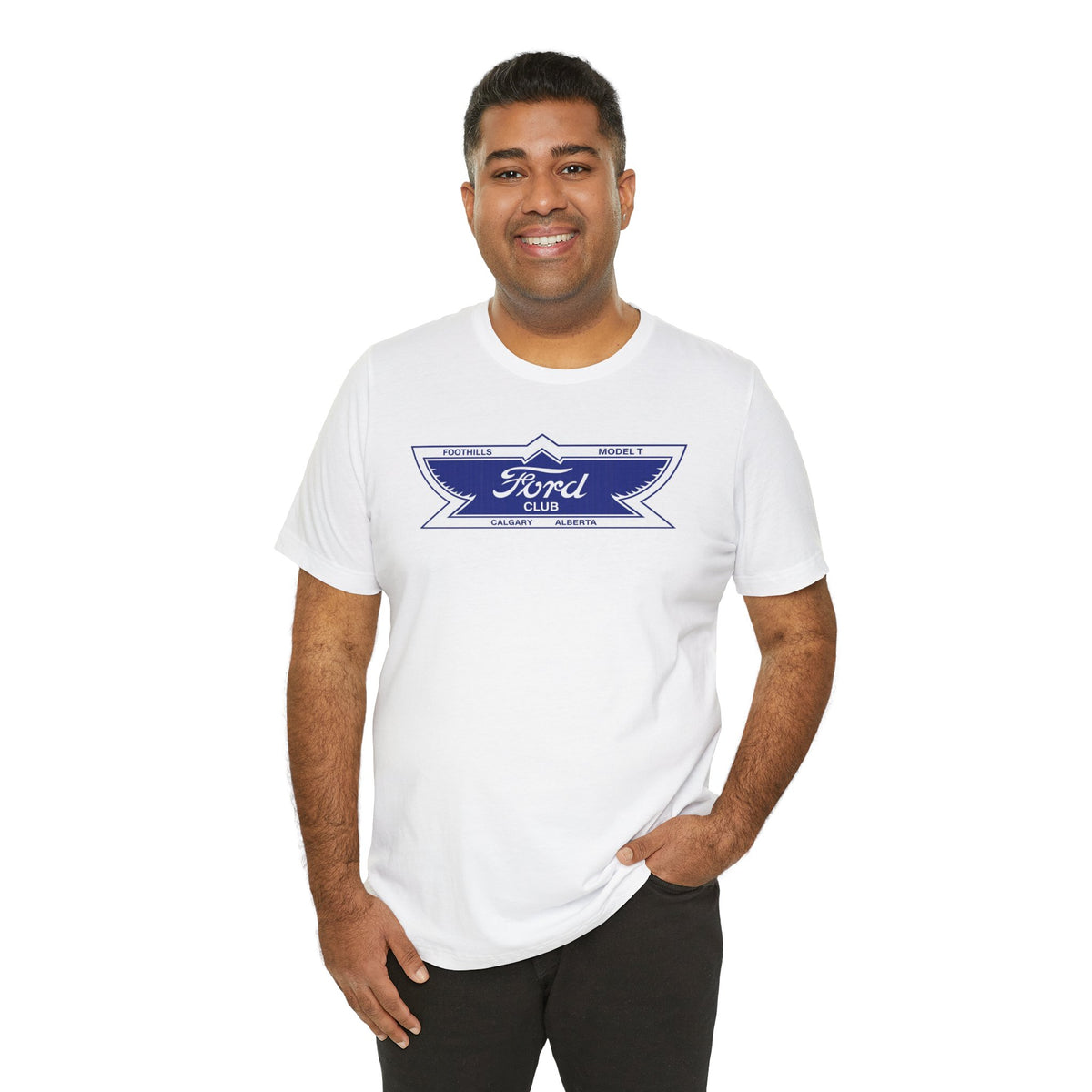 Foothills Model T Club Unisex Soft Tee -  Large Chest Logo