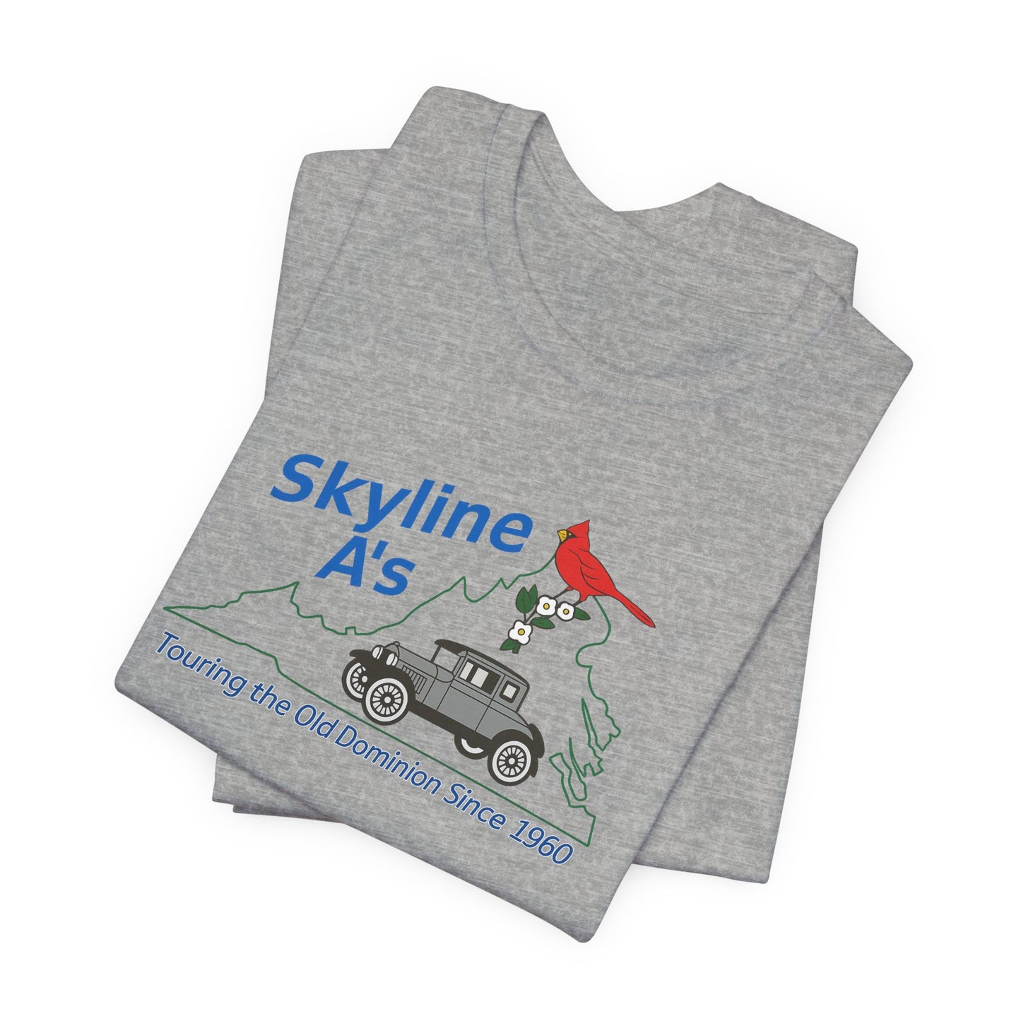 Skyline A's Virginia Roadtrip T-Shirt – "Touring the Old Dominion Since 1960"