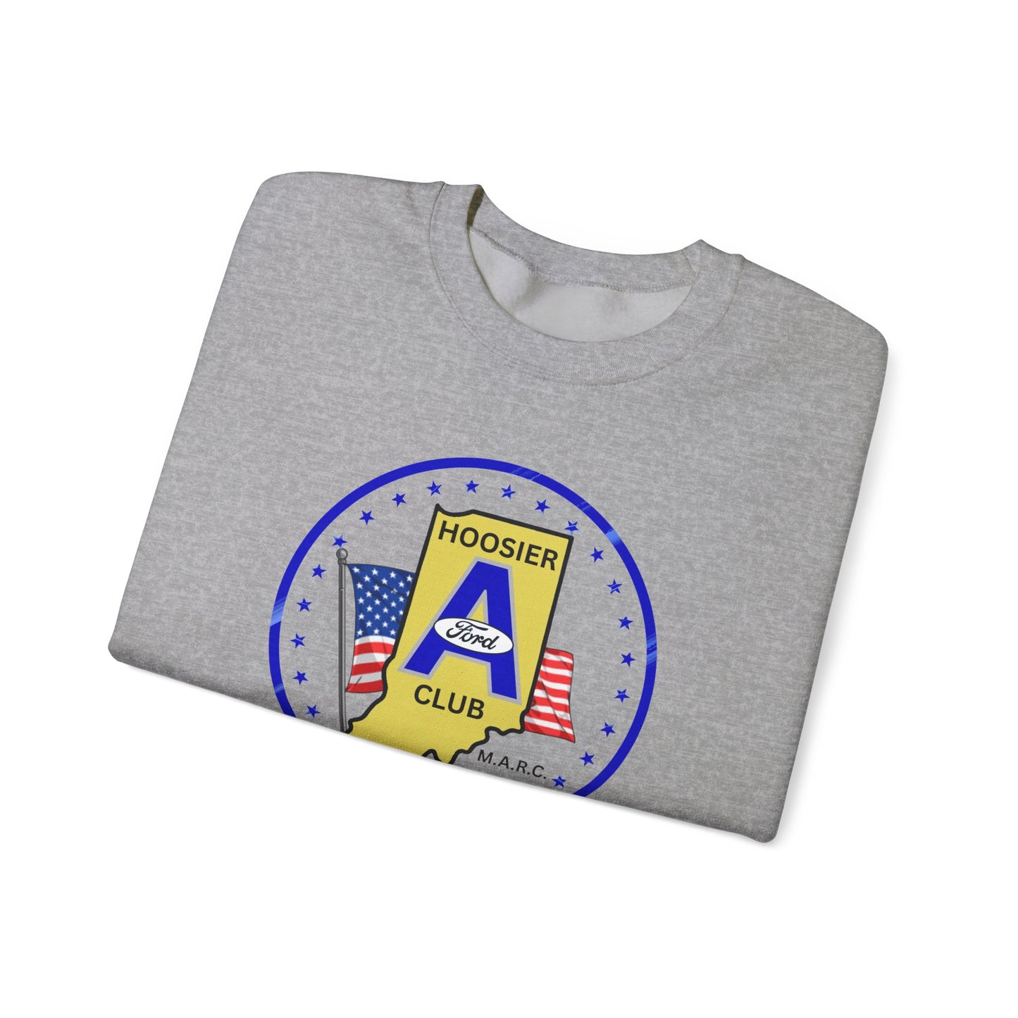 Hoosier A Ford Club Crewneck Sweatshirt — Indiana Pride Vintage Seal