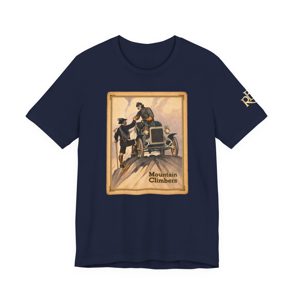REO Mountain Climbers Vintage Tee — Unisex Soft Short Sleeve Tee