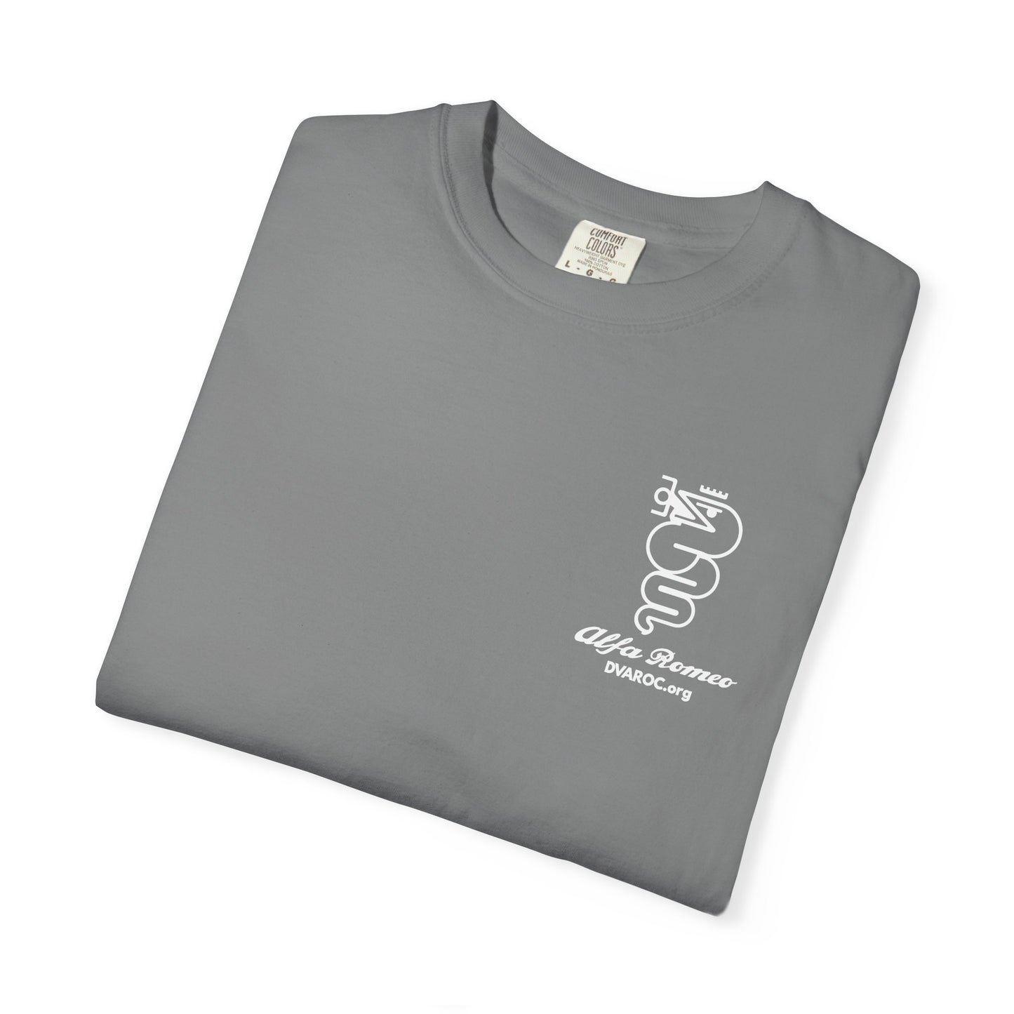 DVAROC.org Alfa Romeo Graphic T-Shirt — Chest Design