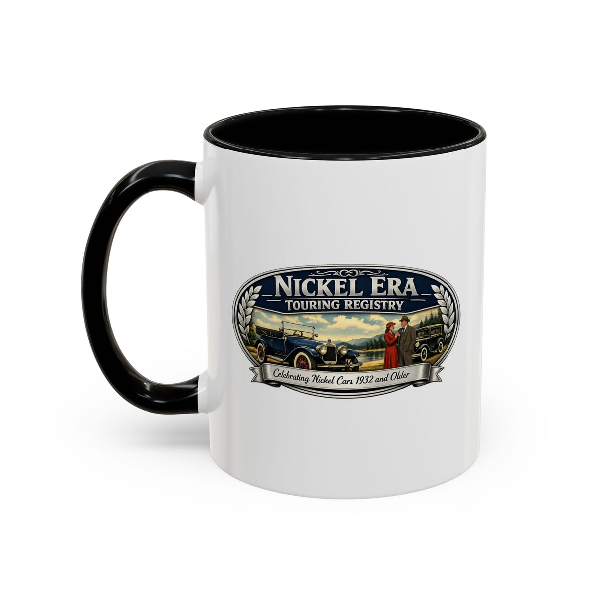 Nickel Era Touring Registry Coffee Mug — Vintage Classic Car Enthusiast Gift
