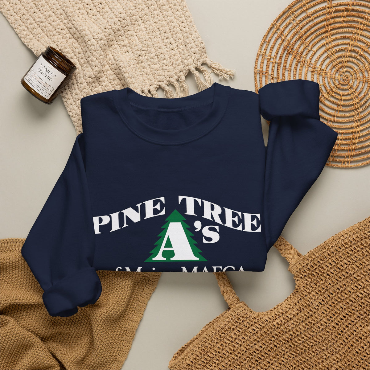 Pine Tree A's of Maine, MAFCA — Unisex Heavy Blend™ Crewneck Sweatshirt