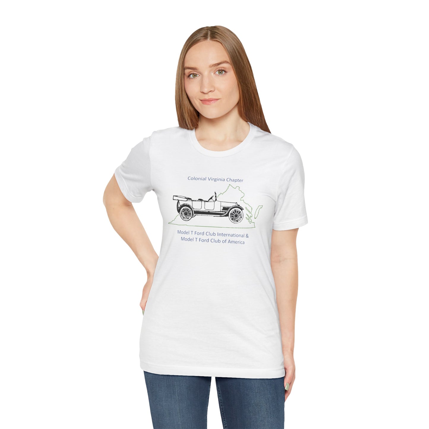 Colonial Virginia Chapter Tee — Colonial Virginia Chapter Vintage Car Shirt