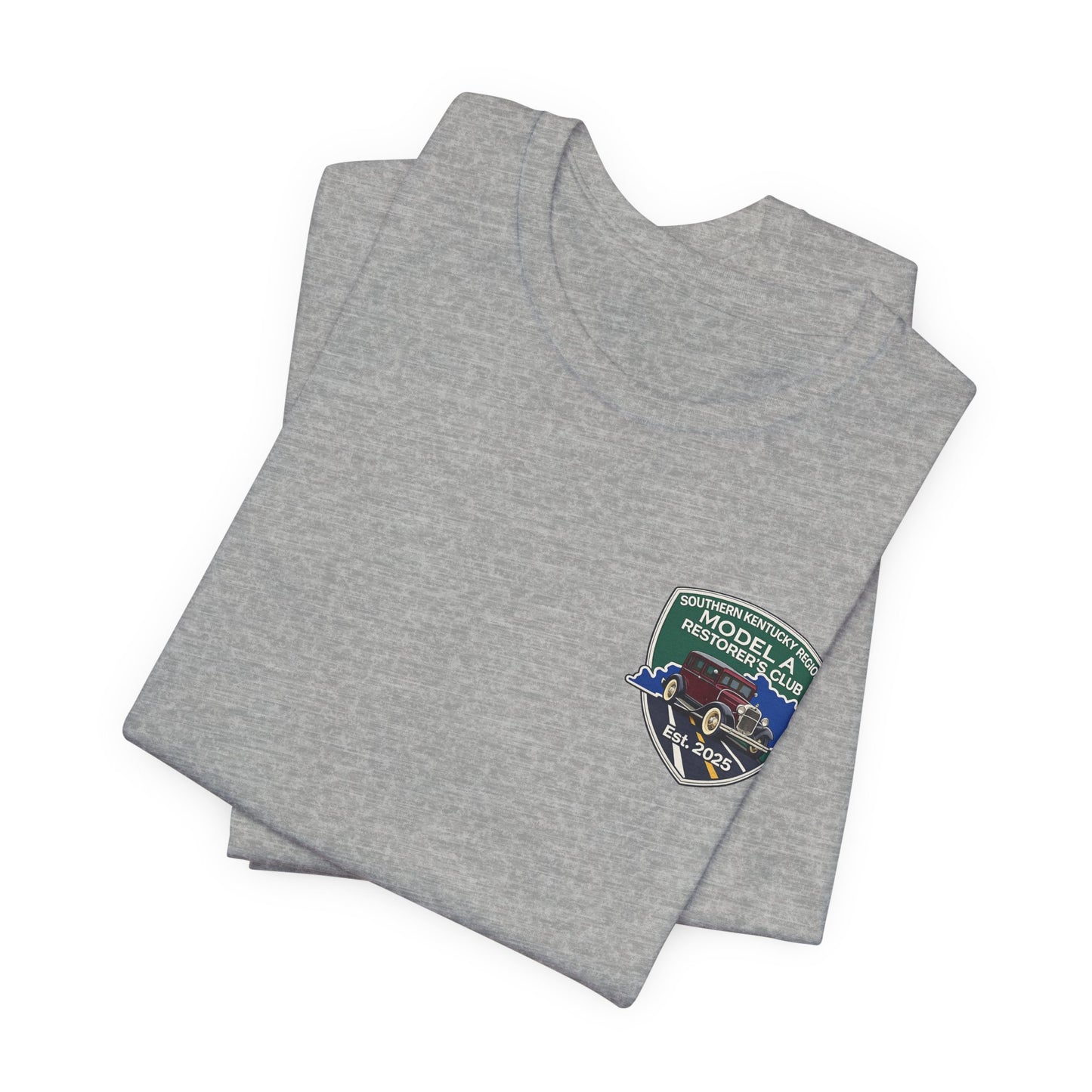 Southern Kentucky Region Model A Restorer's Club T‑Shirt — Front and Back Logos Unisex Jersey Short Sleeve Tee