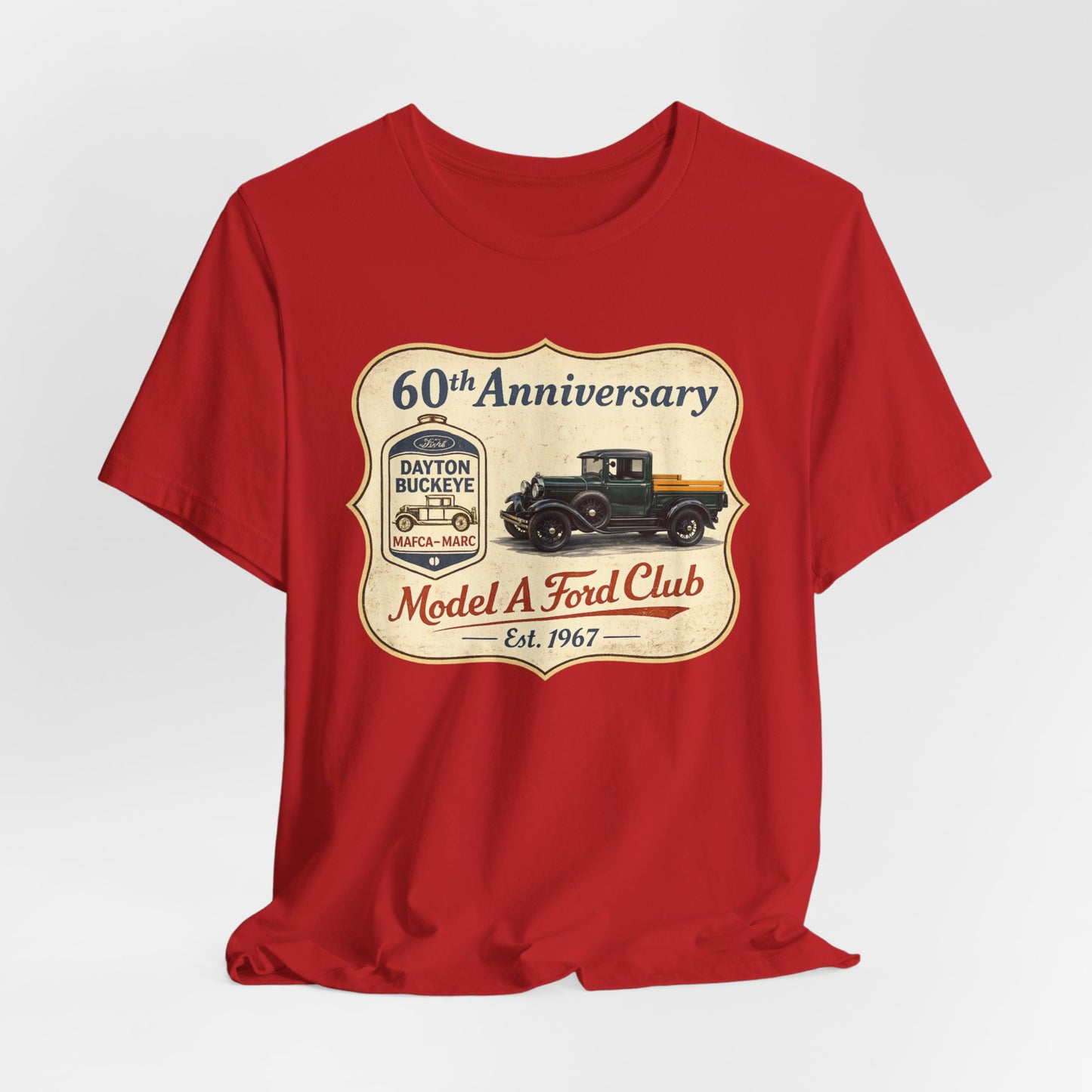Dayton Buckeye Model A Ford Club 60th Anniversary Tee — Pickup (KS)